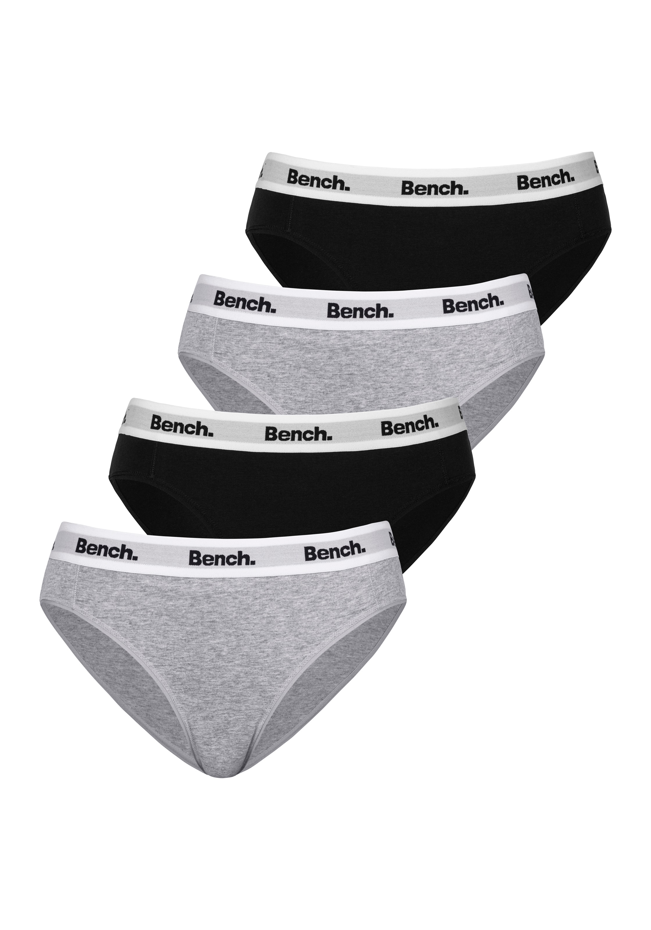 Bench. Bikinislip, (4 St.), mit weichem Logo-Webbündchen