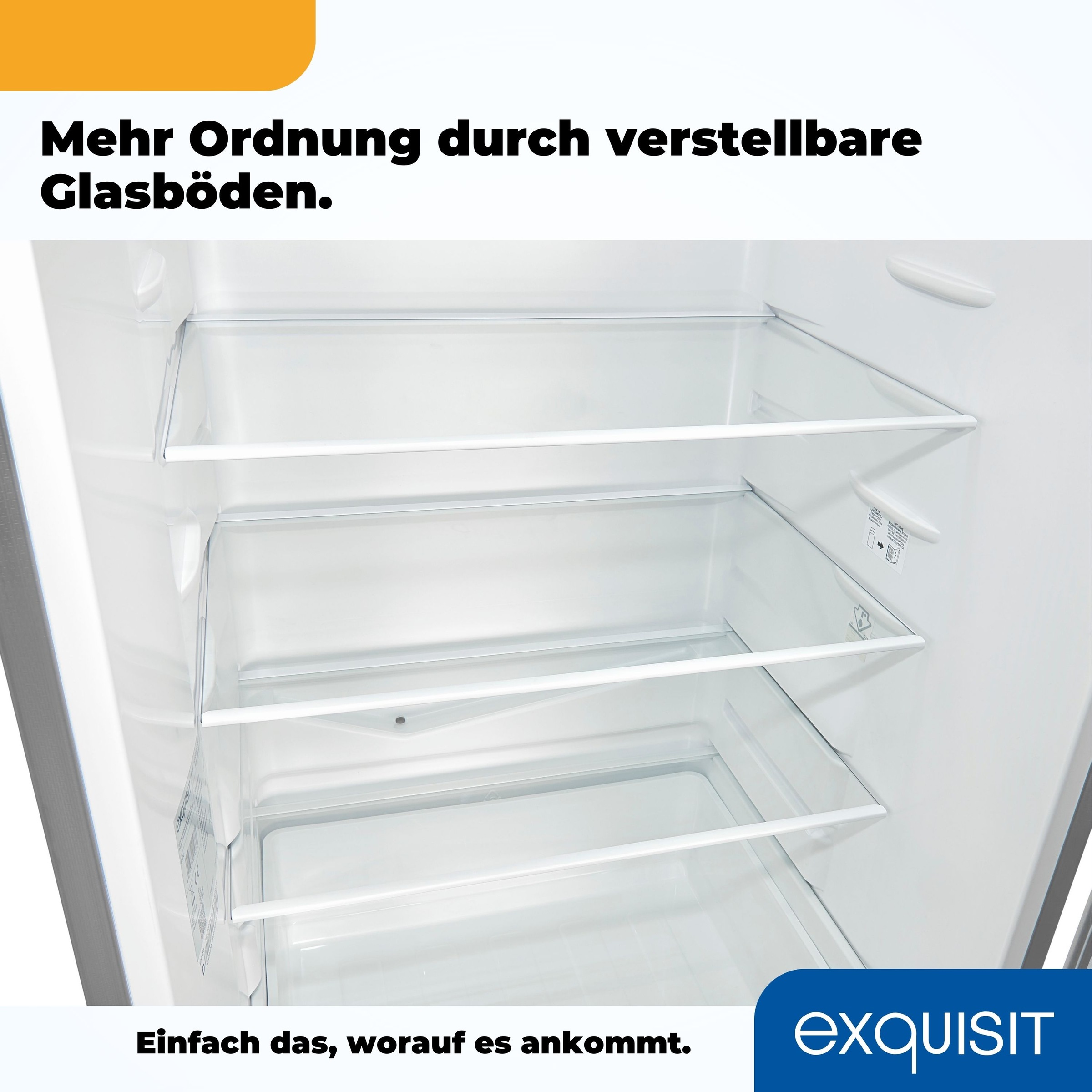 exquisit Kühl-/Gefrierkombination »KGC320-95-E-WS-040C«