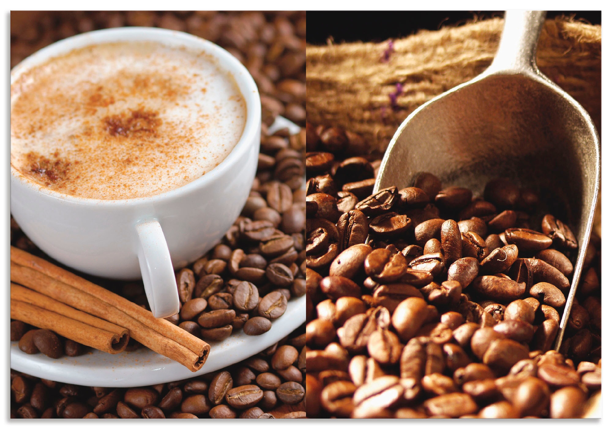 Artland Küchenrückwand »Kaffee - Cappuccino - Heißer Kaffee«