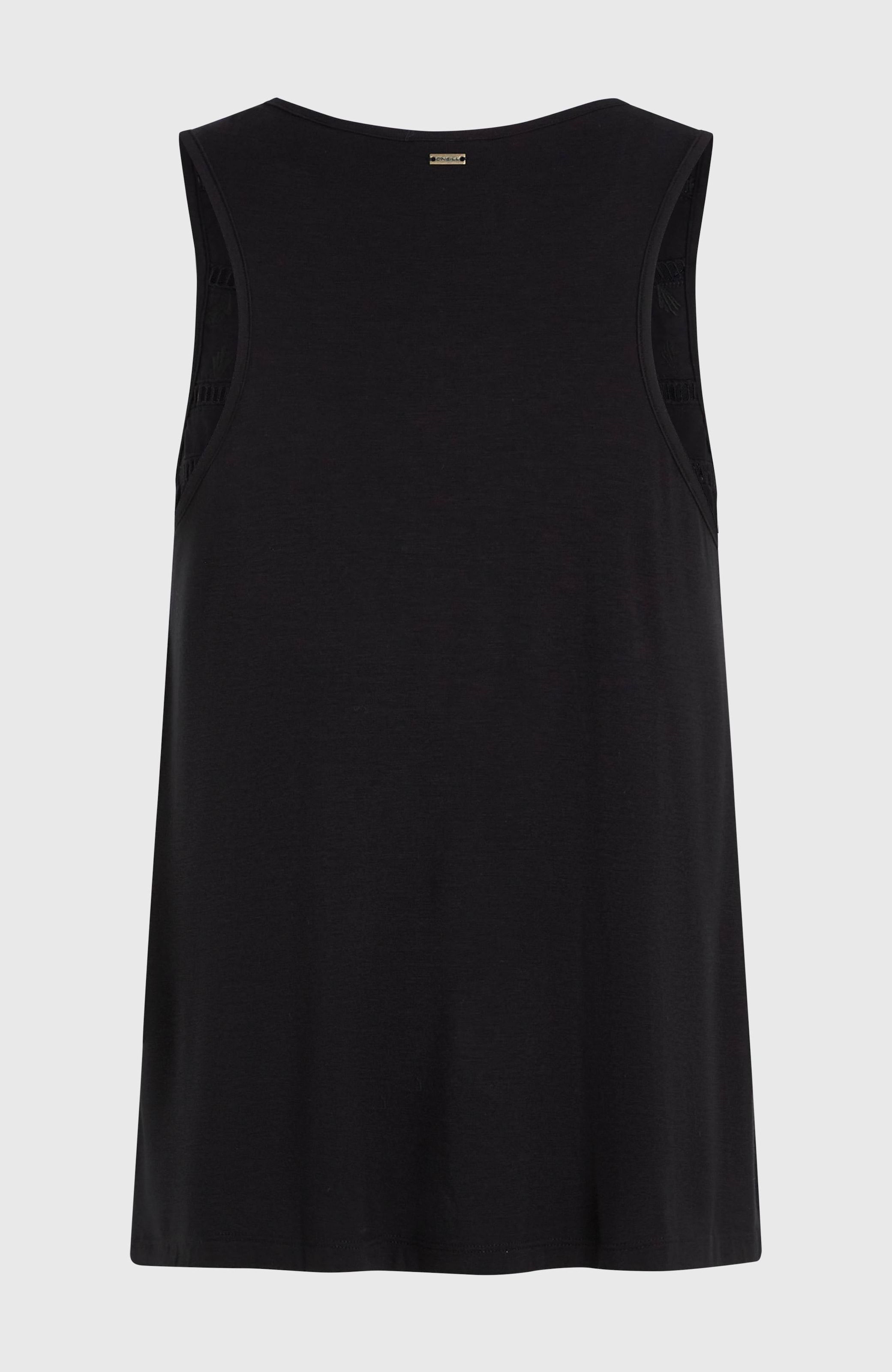 O'Neill Tanktop »ESSENTIALS TOKEENA TANKTOP« bestickte Einsätze am U-Ausschnitt, leichte Raffungen