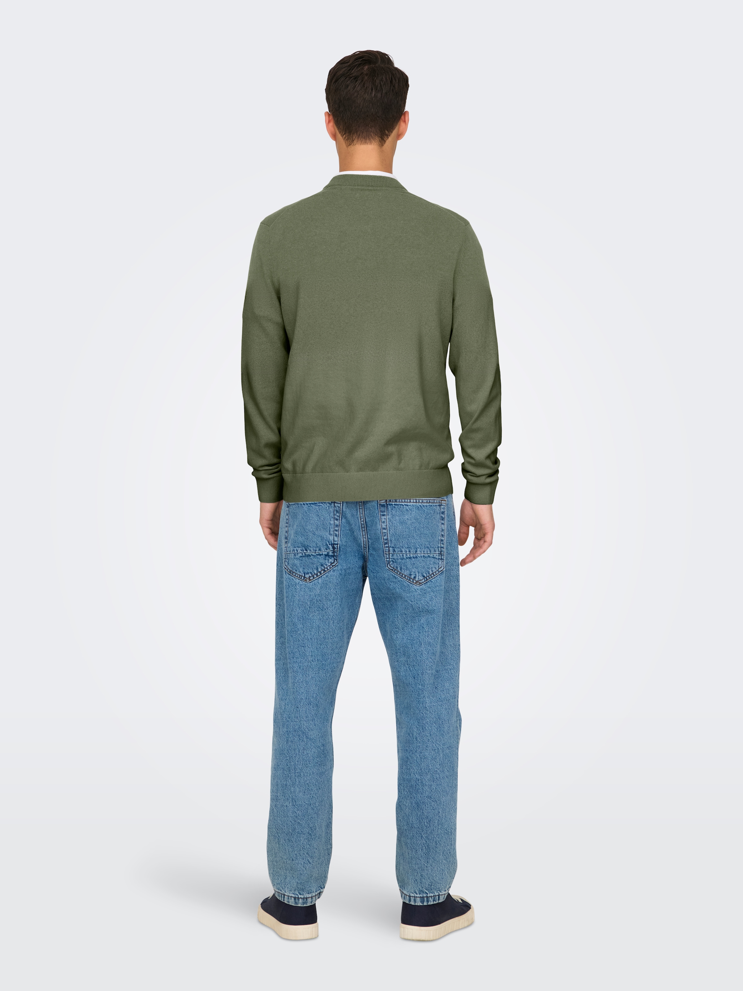 ONLY & SONS Rundhalspullover »ONSREX LIFE REG 12 CREW KNIT«