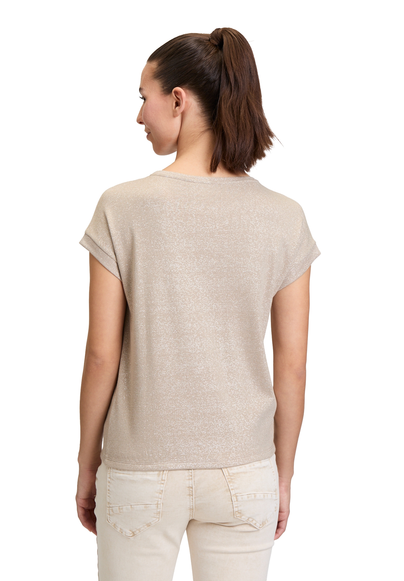 Cartoon Langarmshirt »Casual-Shirt mit Rundhalsausschnitt«