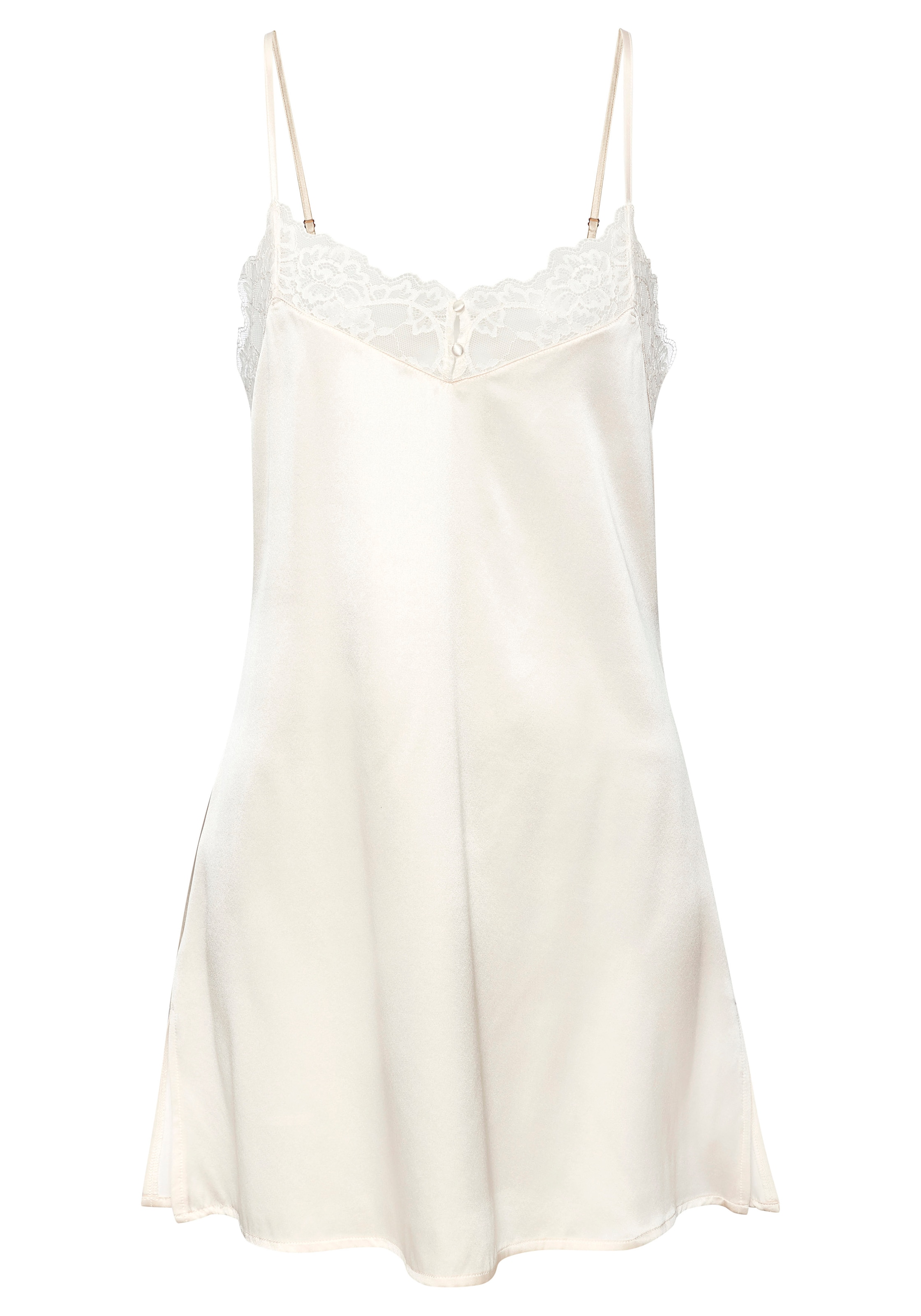 LASCANA Negligé »Alana« aus edler Qualität mit hohem Seidenanteil, sexy Dessous, Reizwäsche