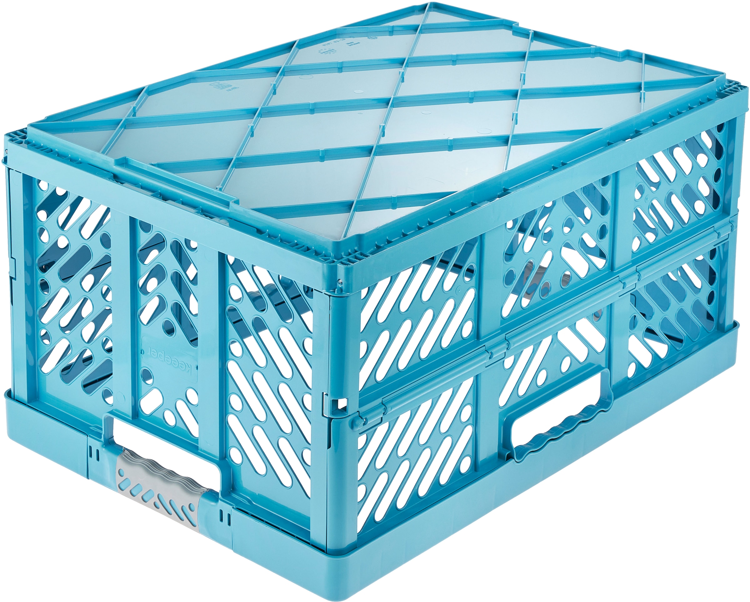 keeeper Klappbox »ben eco, Profi-Klappbox mit Softgriffen, 54 x 37 x 28 cm, 45 l« Soft-Touch-Griffe, zusammenklappbar