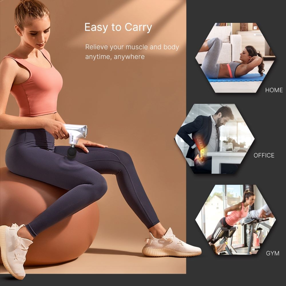 Renpho Massagegerät »Mini Massage Pistole«, Starke Wirkung, tragbare Erleichterung