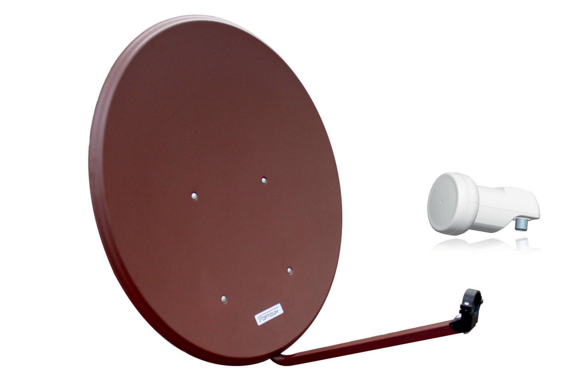 Opticum Red Sat-Spiegel »LH 80 Aluminium inkl. Single LNB«, ( )