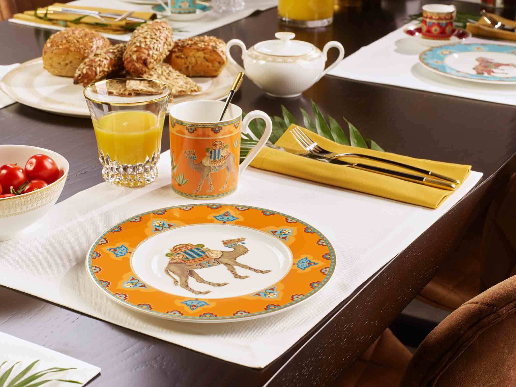 Villeroy & Boch Frühstücksteller »Frühstücksteller Samarkand Mandarin ø 22,5 cm bunt«