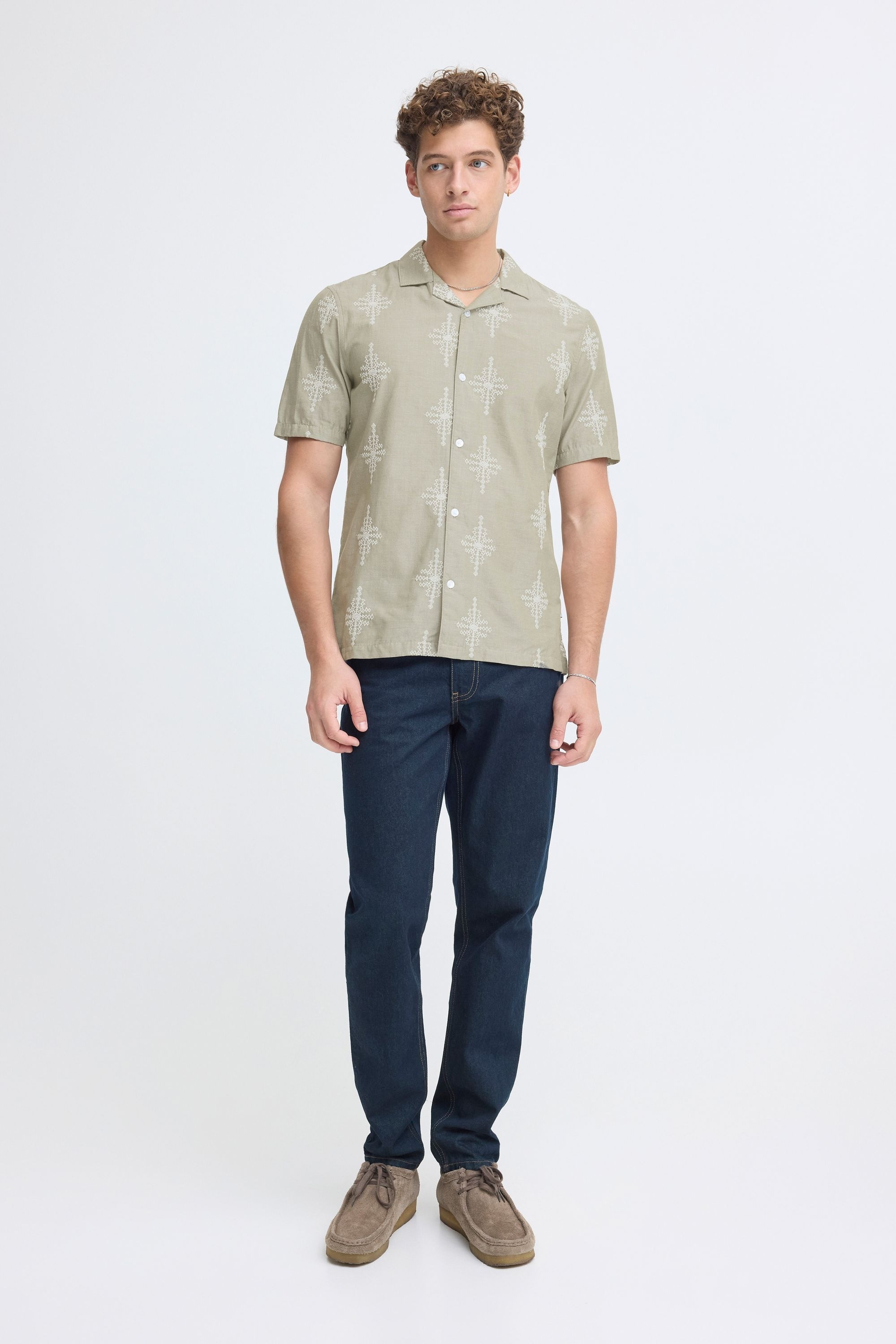 Casual Friday Kurzarmhemd »Kurzarmhemd CFLeopold«