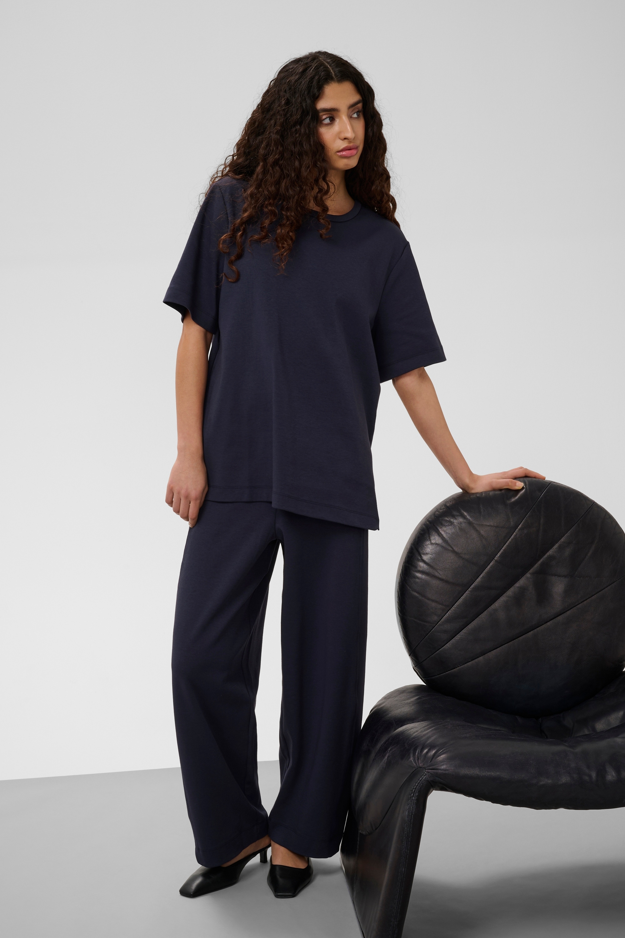 SOAKED IN LUXURY Stoffhose »Strickhose SLHevanne«