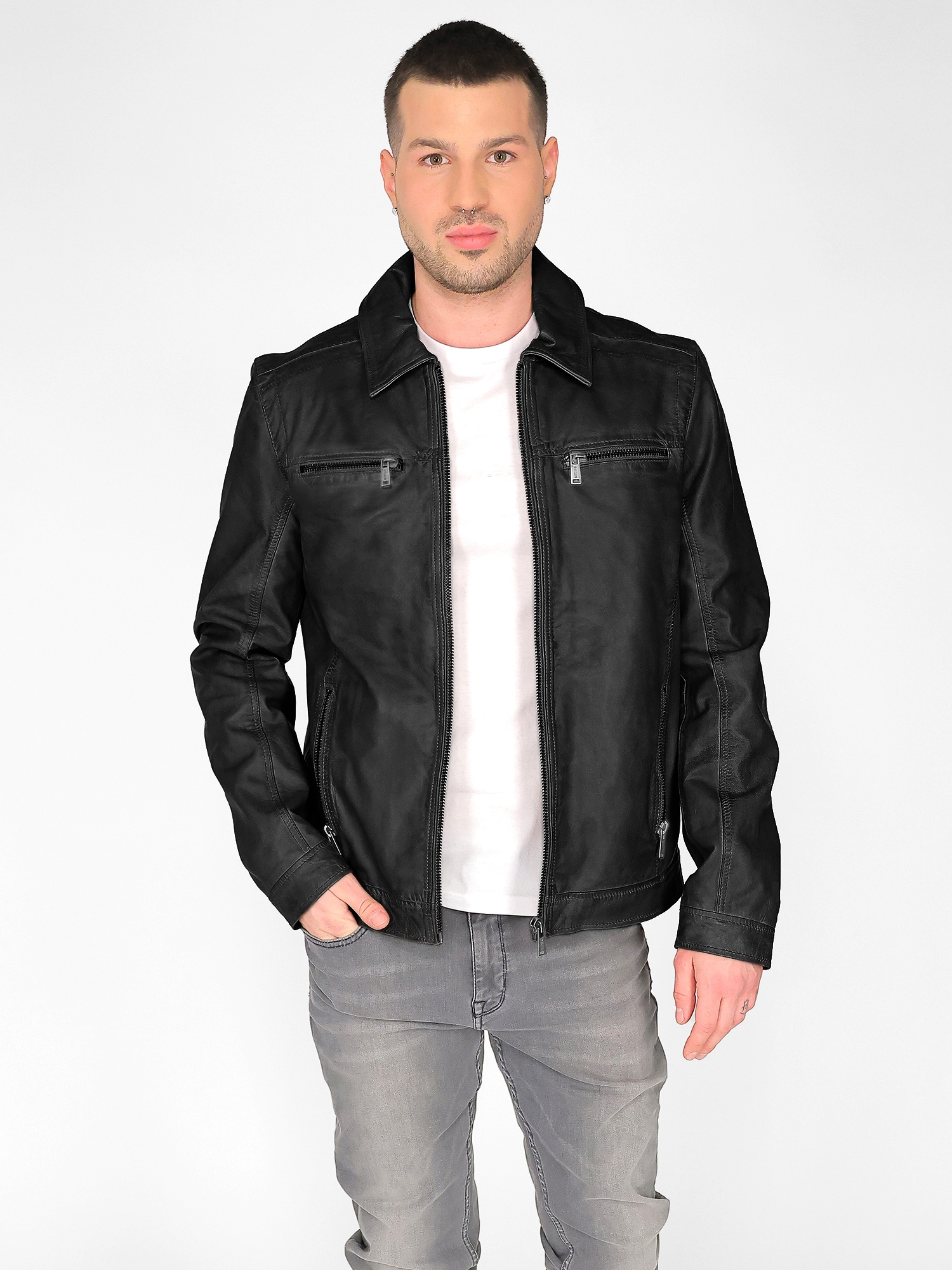 MUSTANG Lederjacke »Lederjacke 31021630«