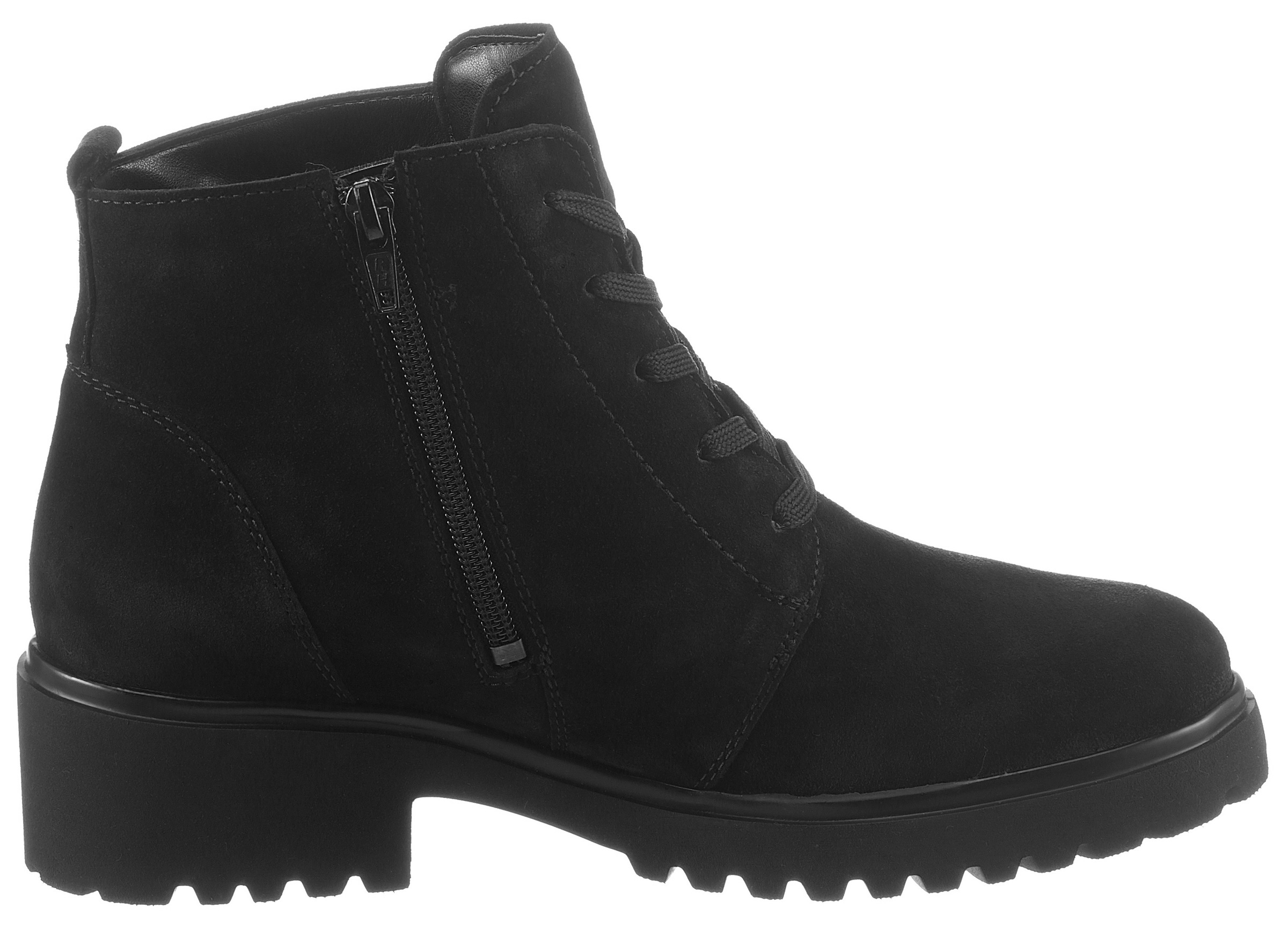 Waldläufer Schnürboots »H-LUISE«, Stiefelette, Blockabsatz, in bequemer Schuhweite G (= weit)