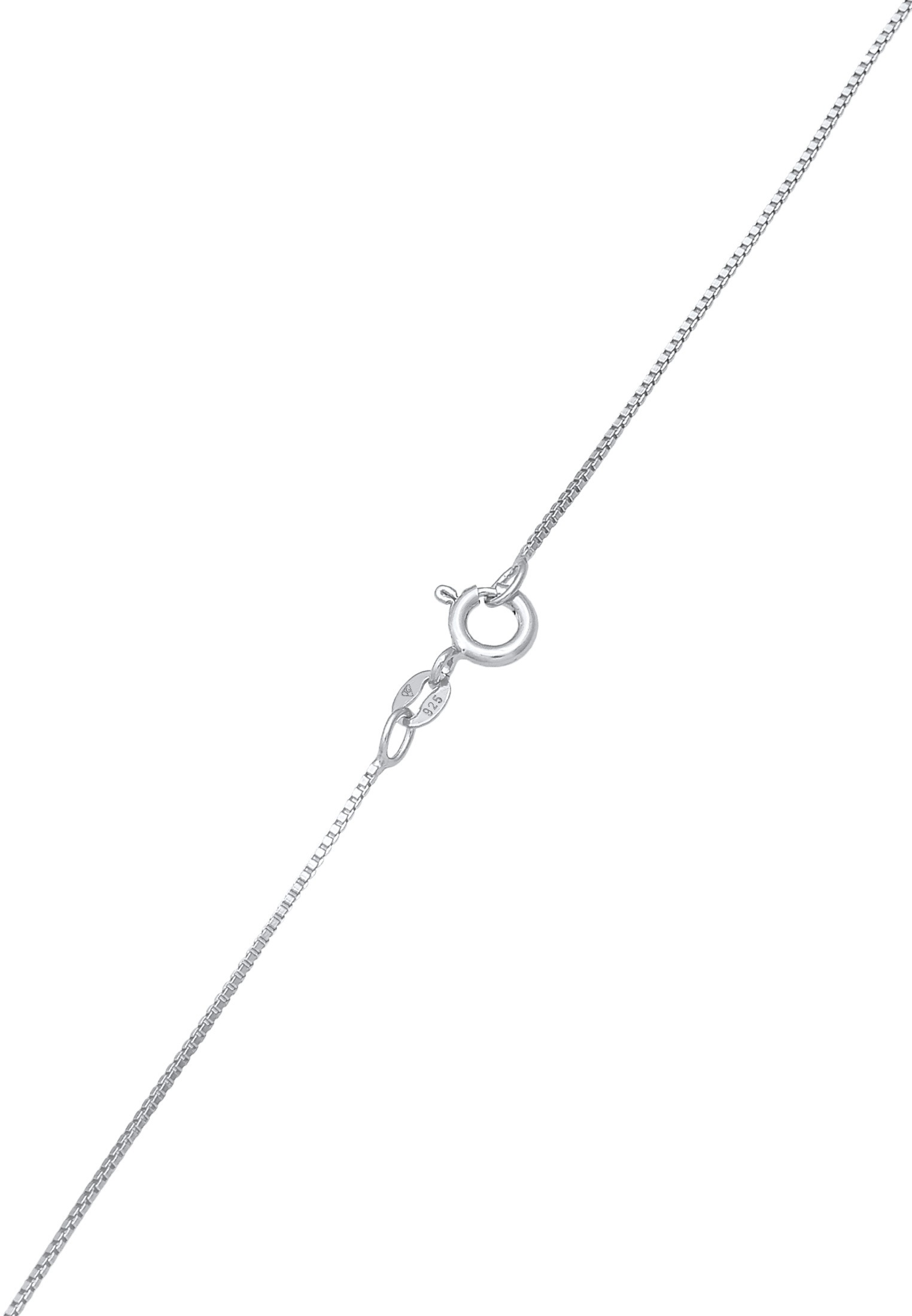 Kuzzoi Kette mit Anhänger »Halskette Herren Venezianer Schlüssel Key 925 Silber«