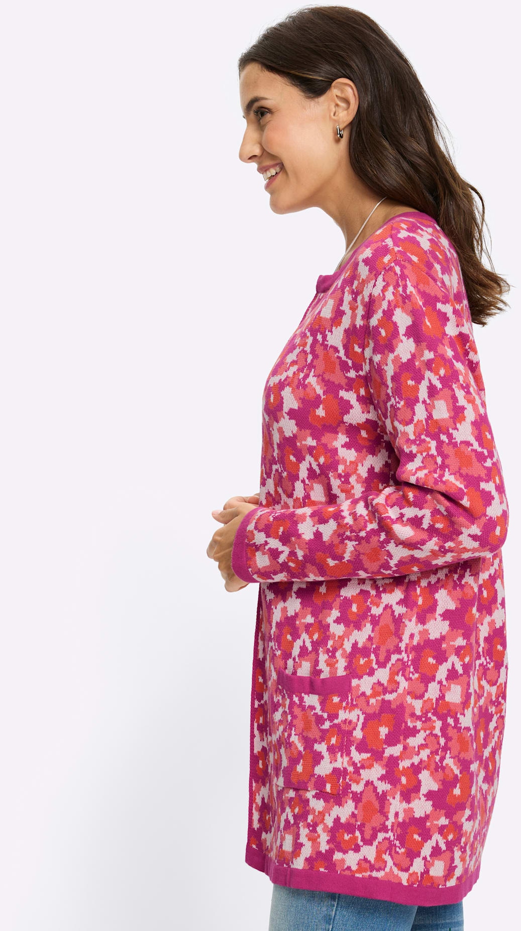 Inspirationen Jacquardstrickjacke