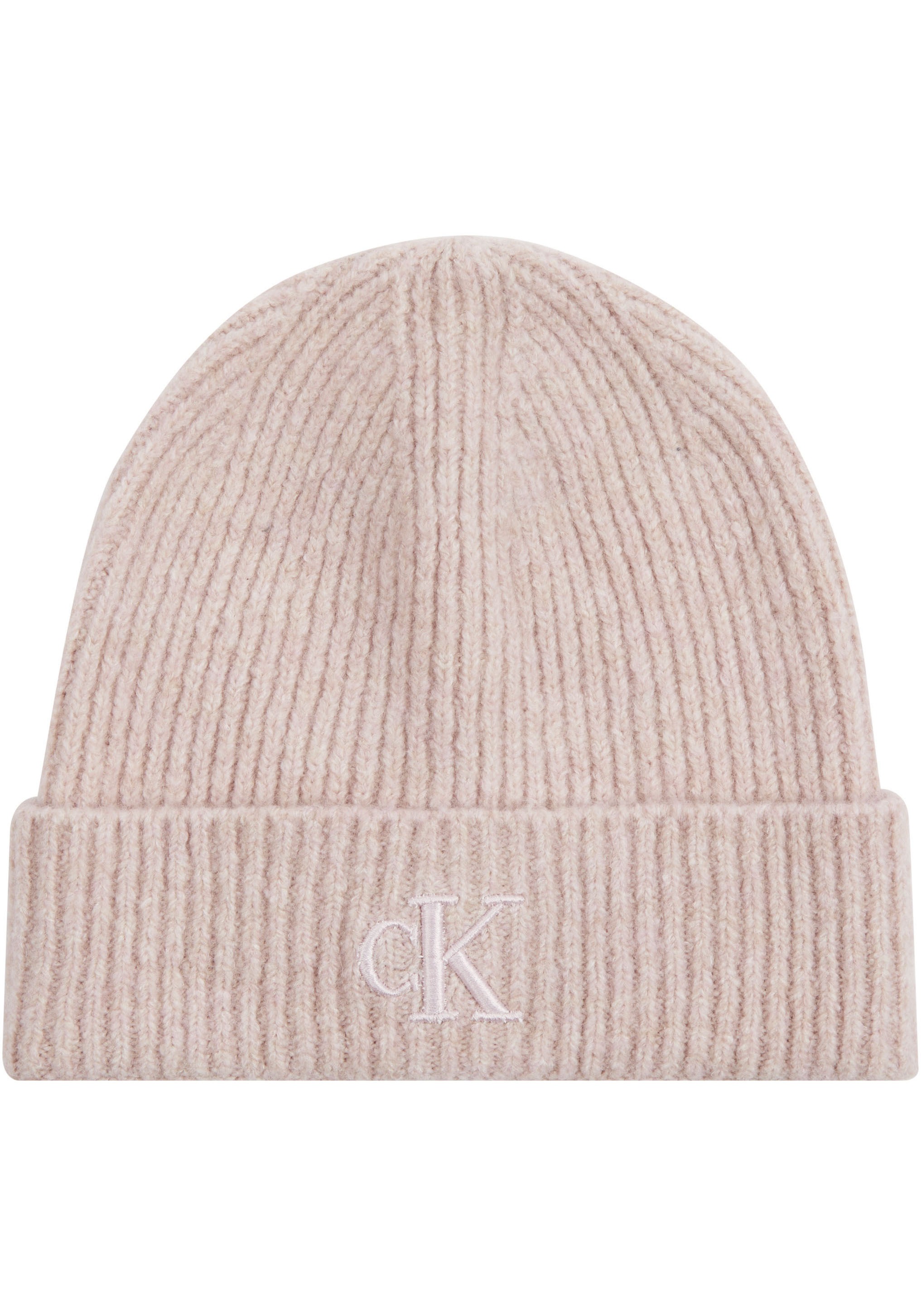 Calvin Klein Jeans Beanie »THICK EMBROIDERY BEANIE«, mit Logostickerei