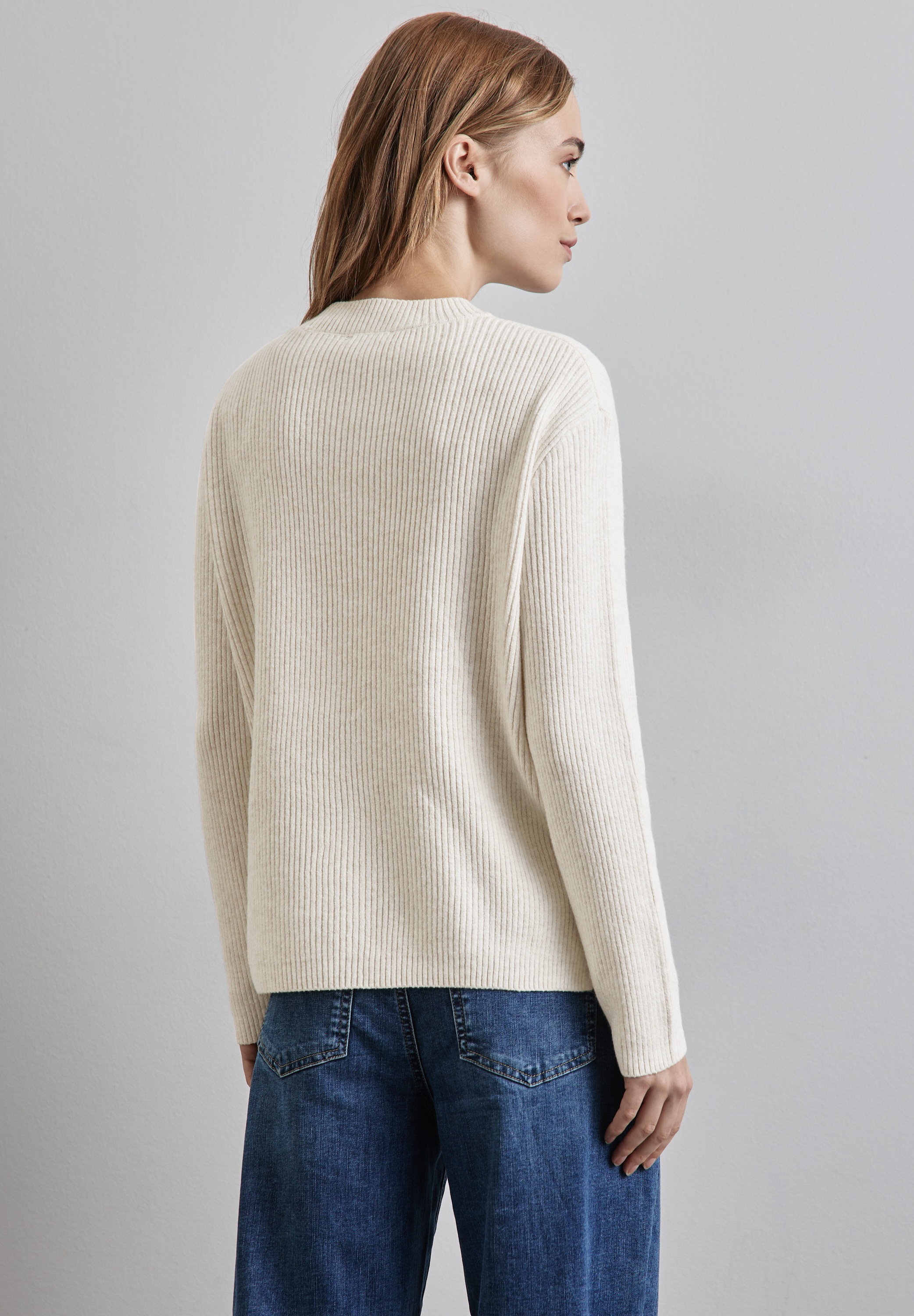 STREET ONE Strickpullover, mit markantem Strukturmuster