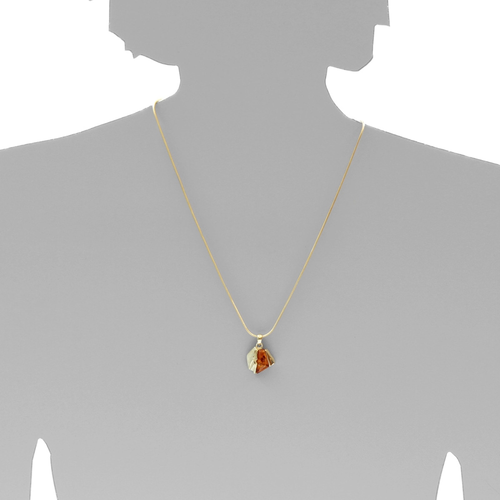 OSTSEE-SCHMUCK Kettenanhänger »- Mette - Gold 333/000 - Bernstein«