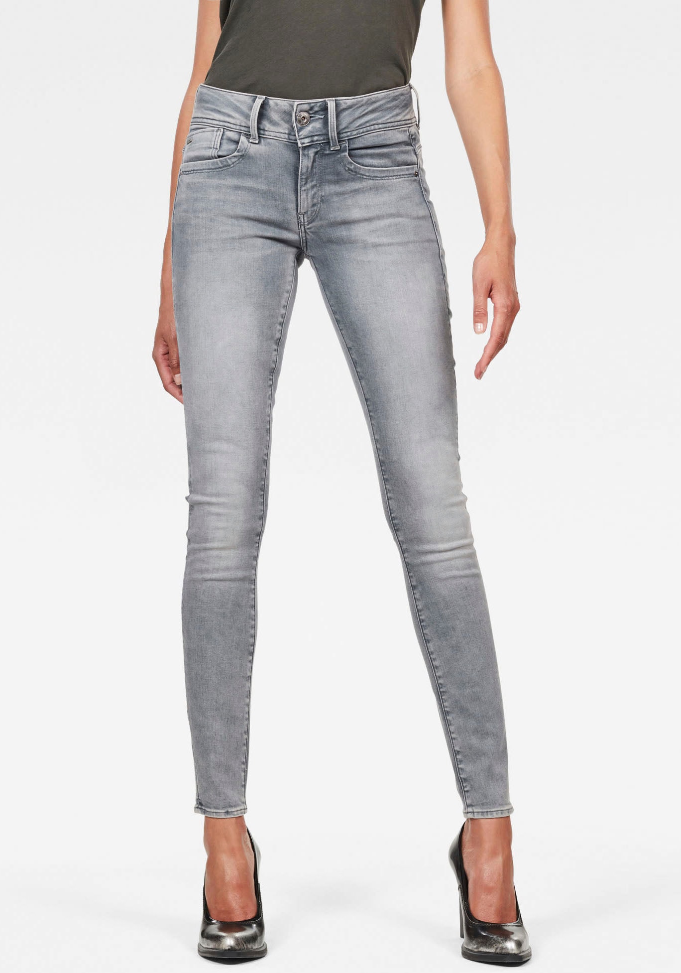 G-Star RAW Skinny-fit-Jeans »Mid Elasthan-Anteil online mit Waist OTTO Skinny«, bei