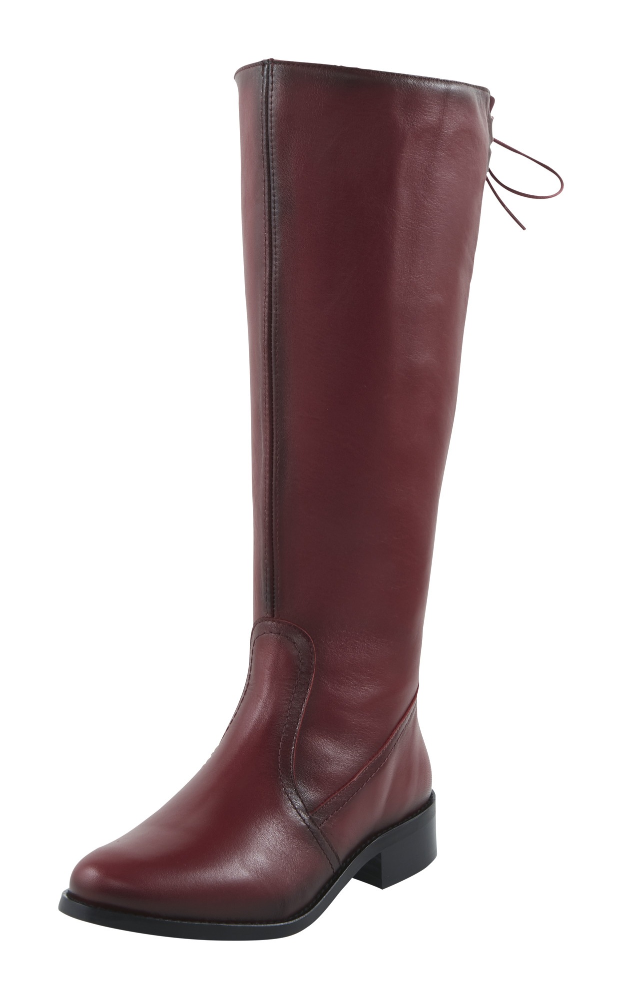 Stiefel mit Zierschnürung