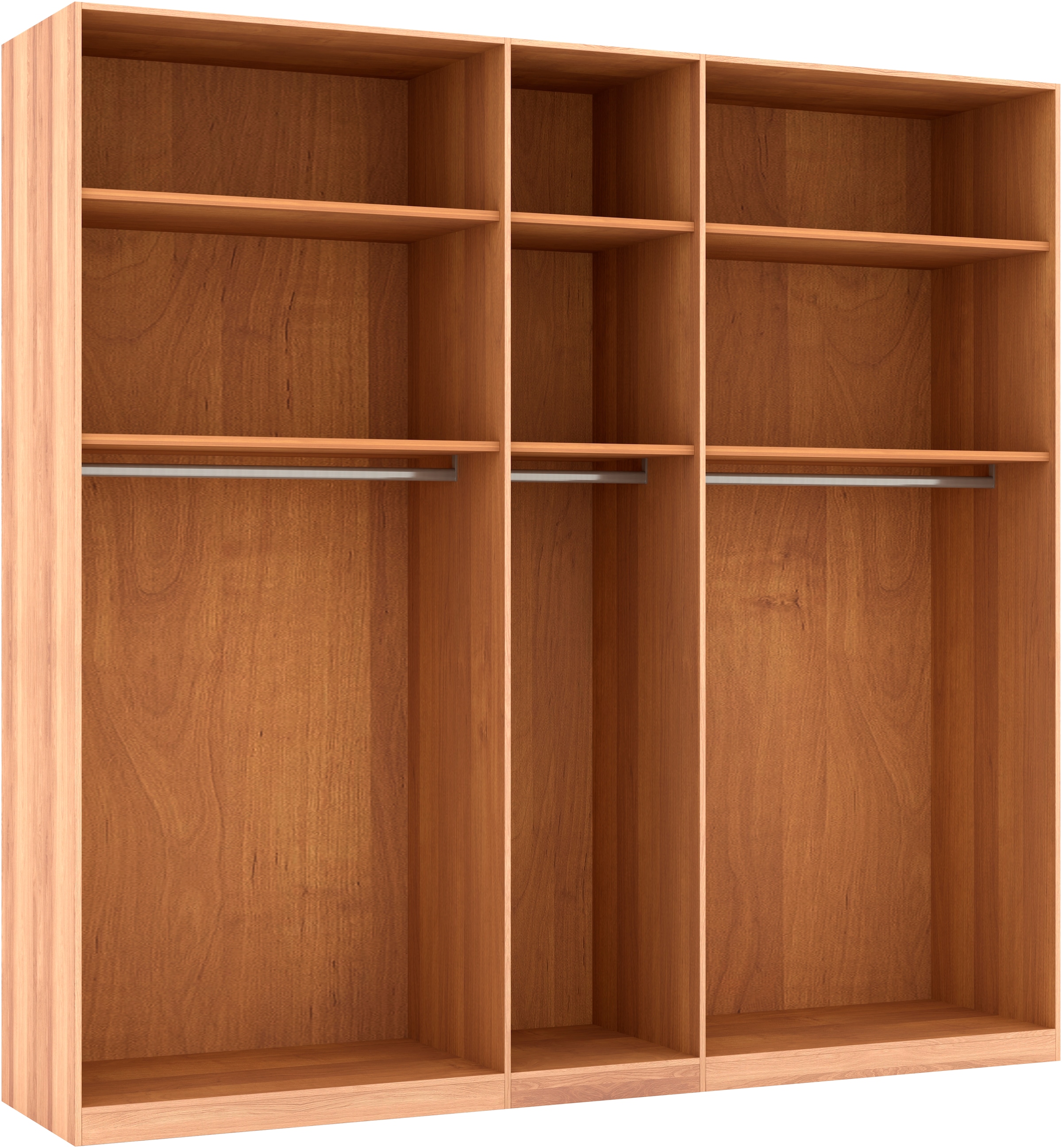Musterring Drehtürenschrank »Sorrent, Kleiderschrank, Schrank, teilmassiv Eiche«, (mit Türdämpfern, in 5 Breiten & 2 Höhen, extra Böden, MADE IN GERMANY), Türen Eiche massiv oder als Parsol-Bronze-Spiegel, verschiedene Maße