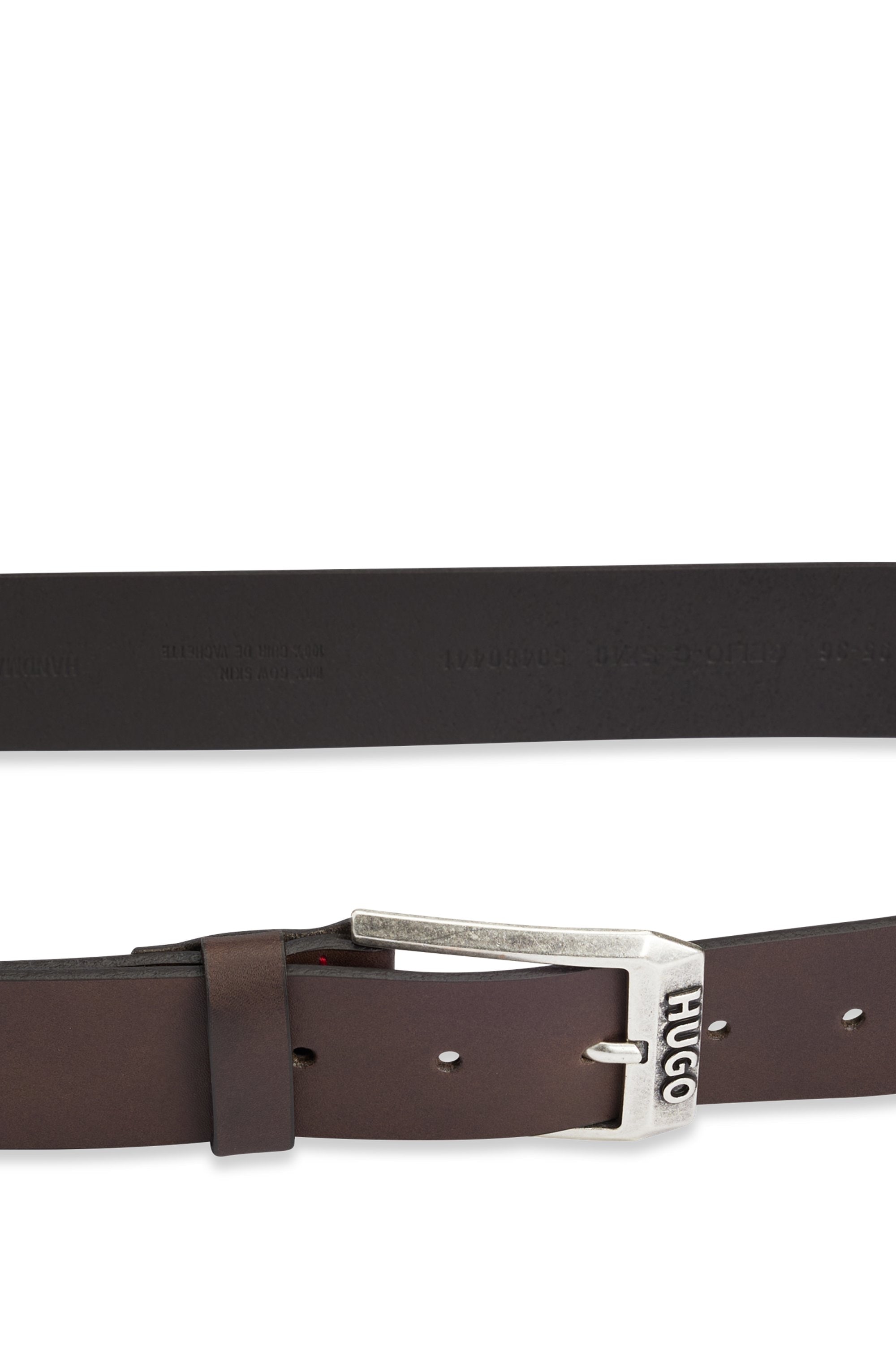 HUGO Ledergürtel »Gelio-C_Sz40«, Mit Markenlabel von HUGO