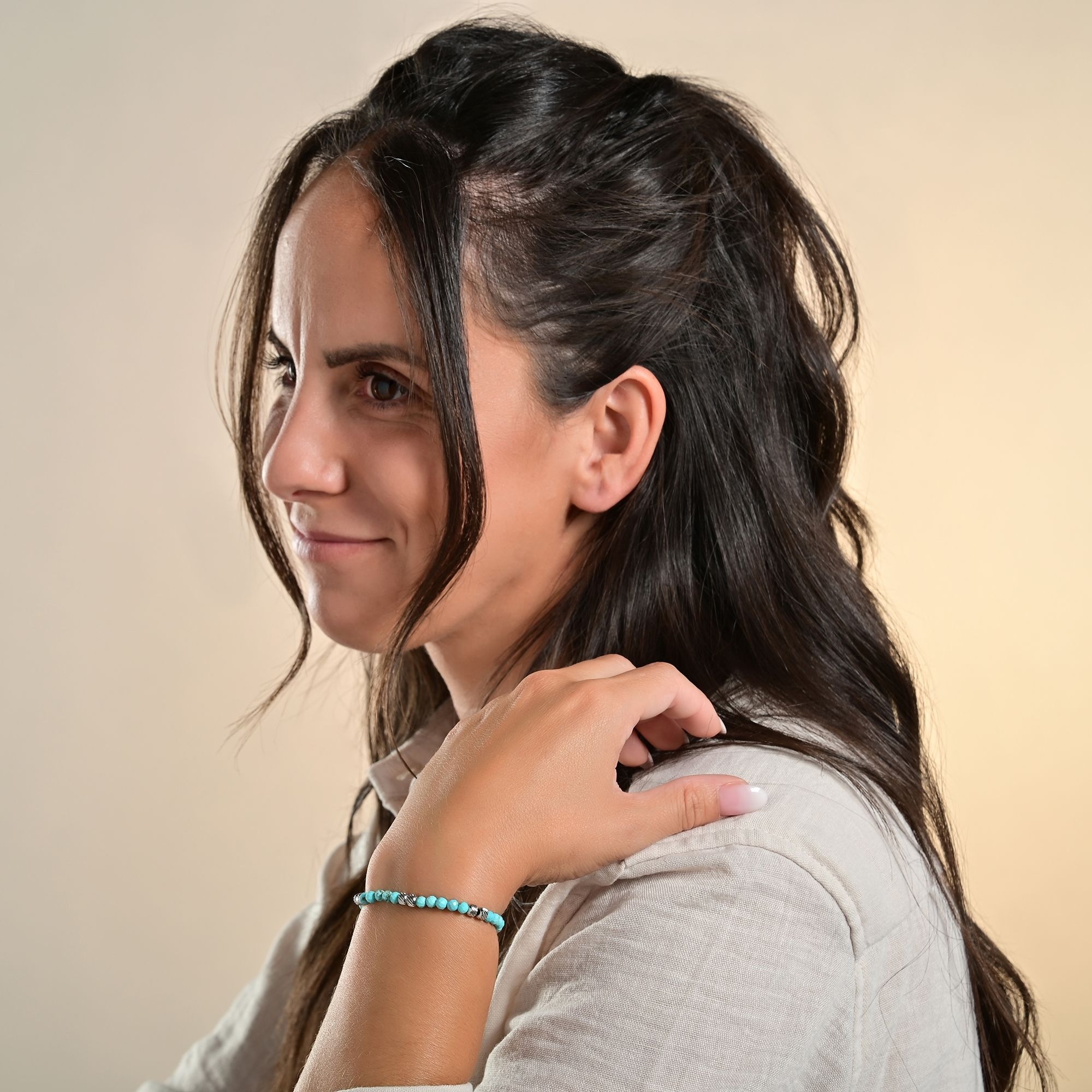 Adelia´s Armband »Damen Armband aus Edelstahl 17 cm«