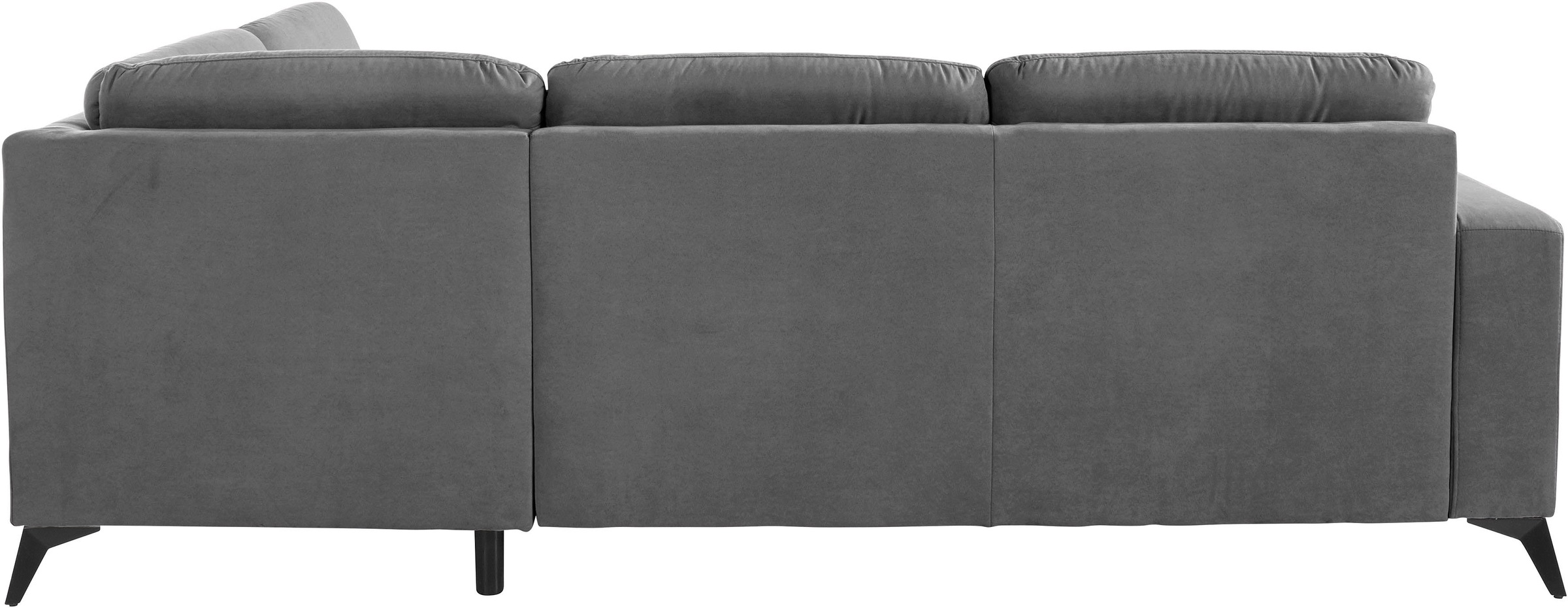 PLACES OF STYLE Ecksofa »Lolland L-Form« Wahlweise mit Bettfunktion und Stauraum, auch mit abwischbarem Bezug