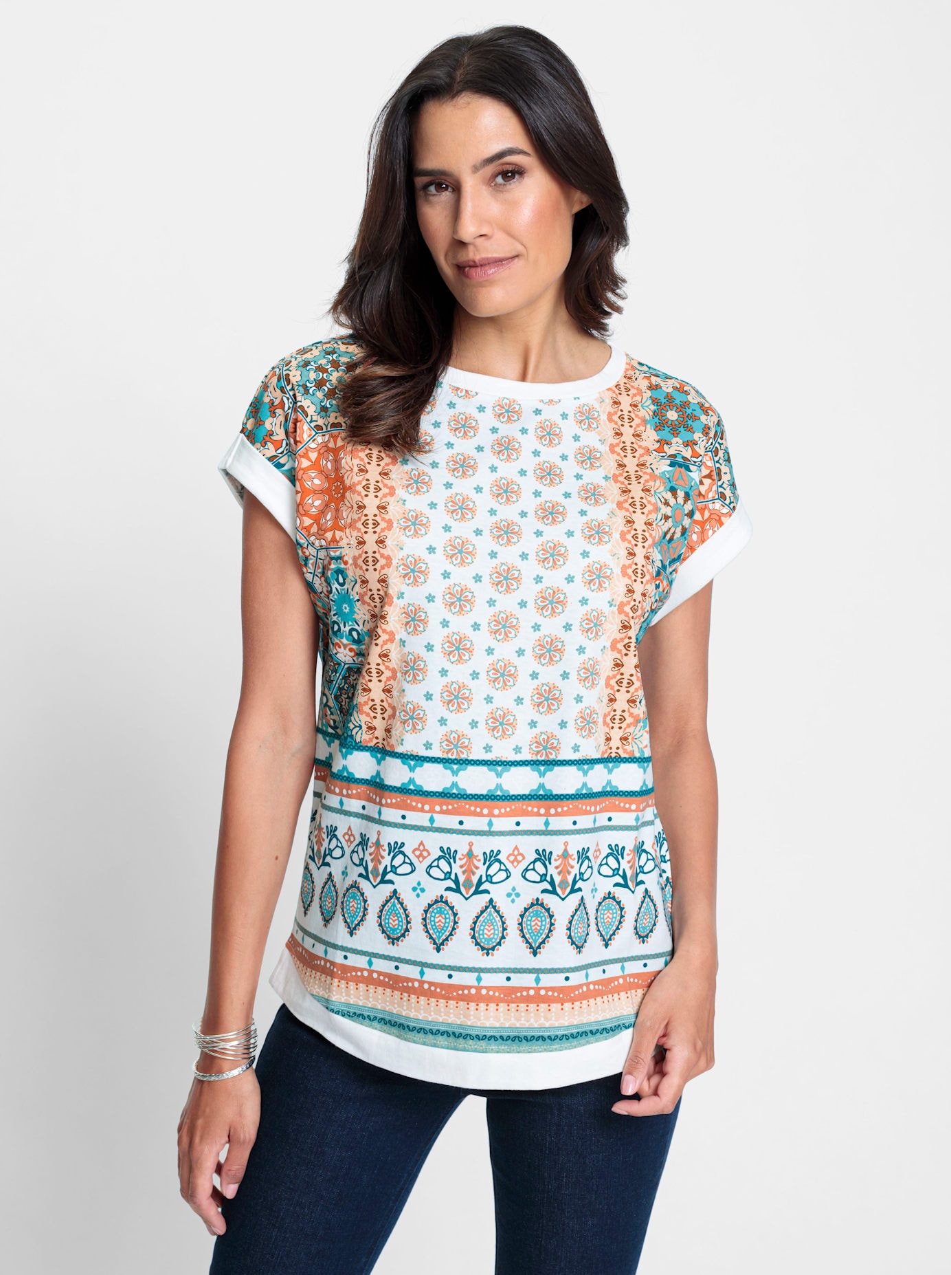 Inspirationen Kurzarmshirt »Shirt«, (1 tlg.)