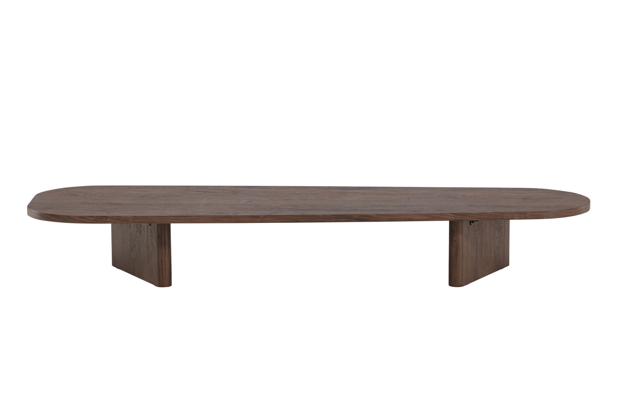 Venture Home Couchtisch »Grönvik, langer schmaler Couchtisch 180 × 55 cm in tiefem Mokka« Sofatisch, MDF, rechteckig, niedrig, langgestreckt, modern