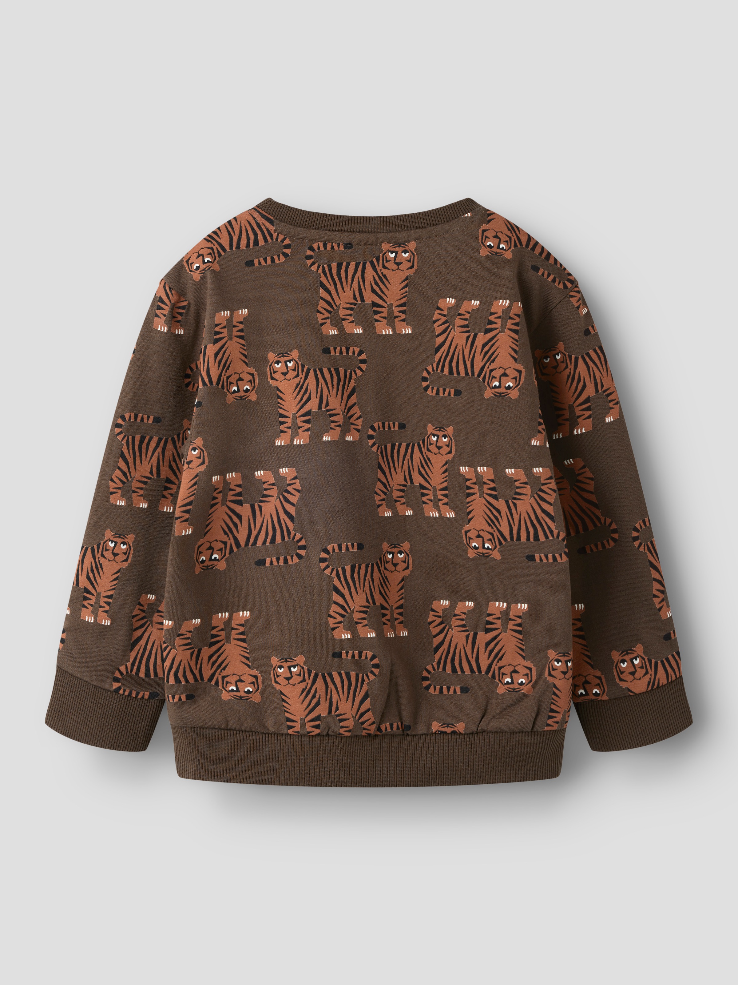 Name It Sweatshirt »NMMLARSON LS NREG SWE BRU«, Baumwolle, regular fit
