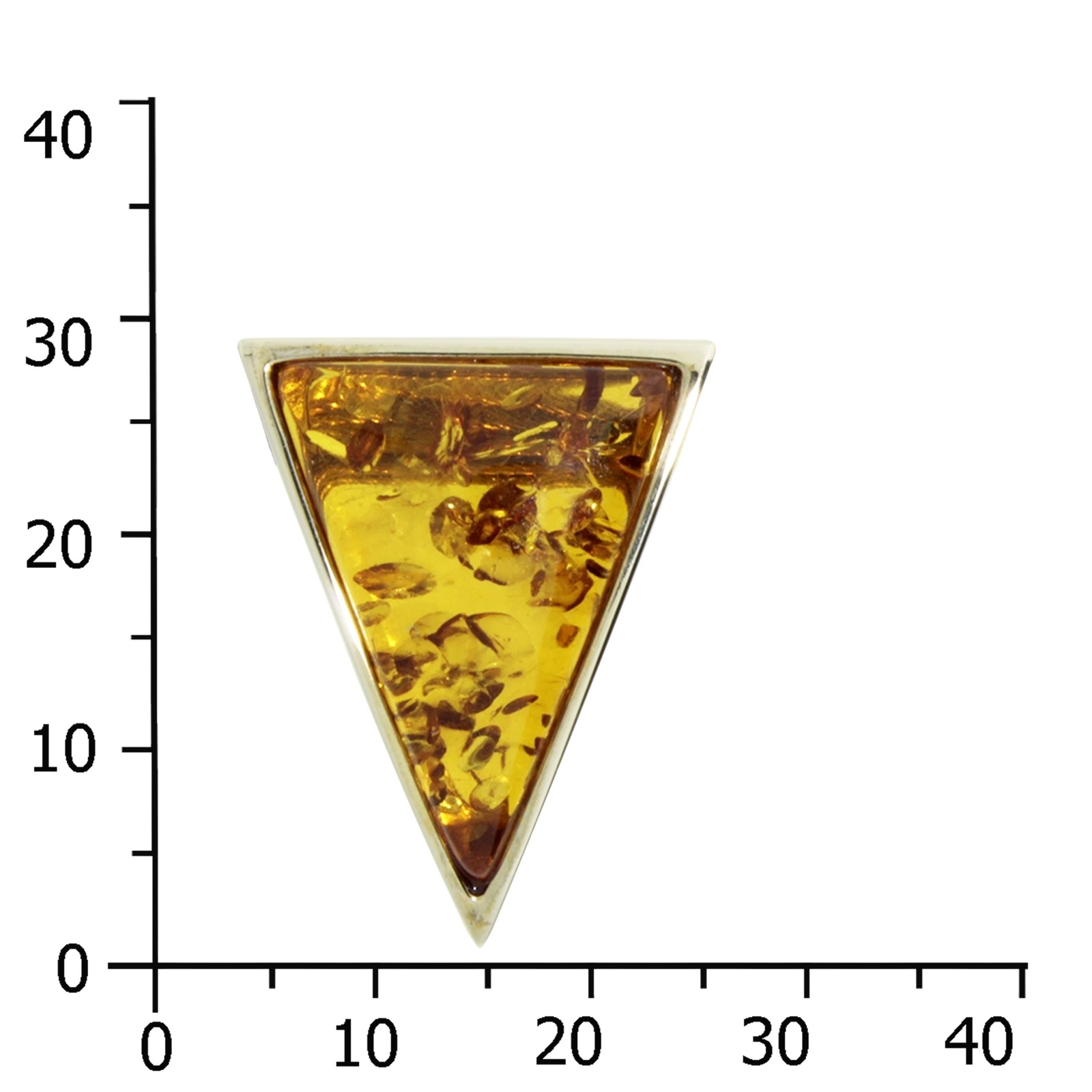 OSTSEE-SCHMUCK Kettenanhänger »- Gleiter-Classic 29x22 mm - Gold 333/000 - Bernstein«