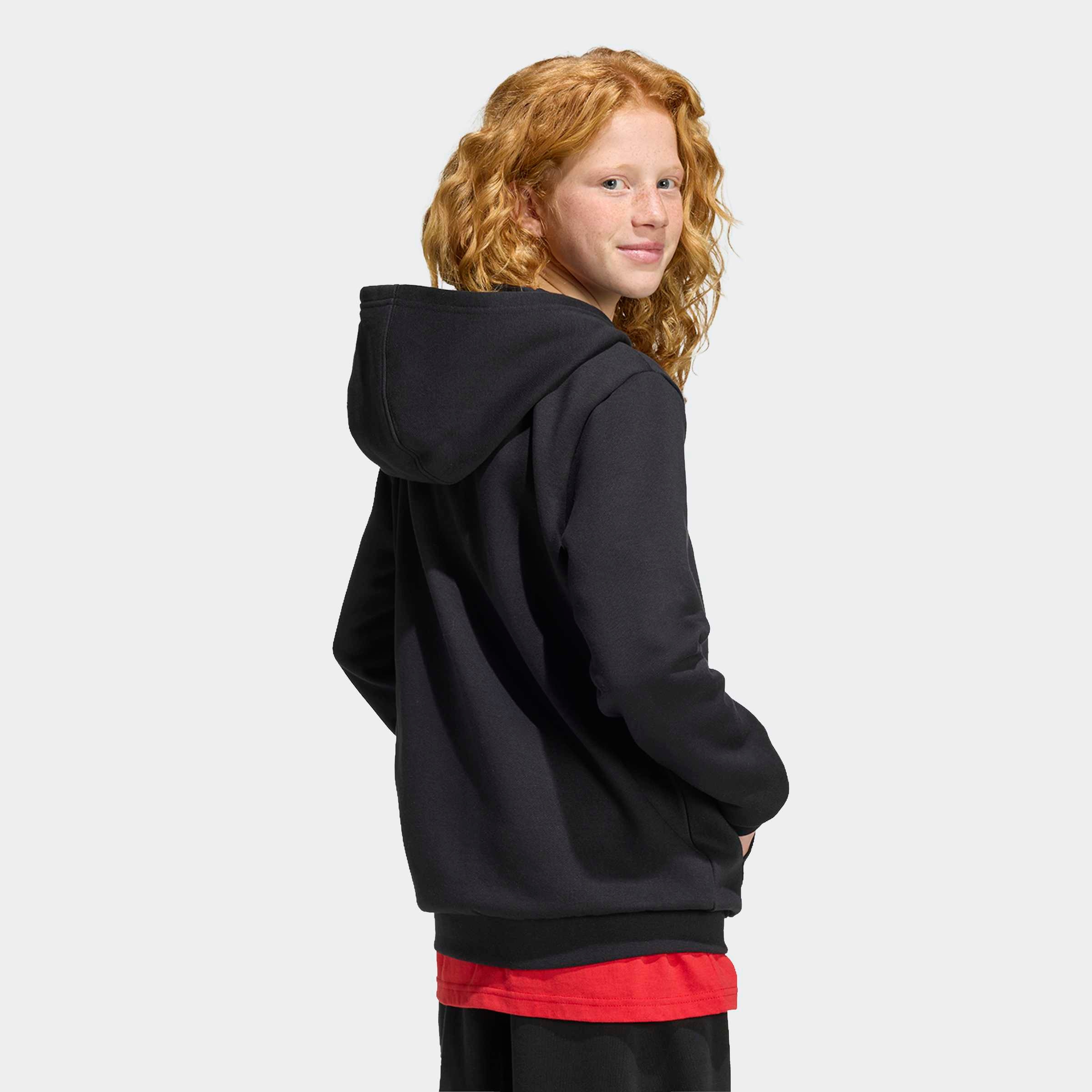 adidas Originals Kapuzensweatshirt »LOOSE FULL ZIP AUS FLEECE«
