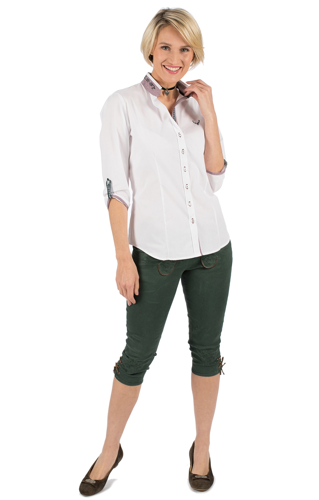OS-Trachten Trachtenbluse »Trachtenbluse 450005-3684«