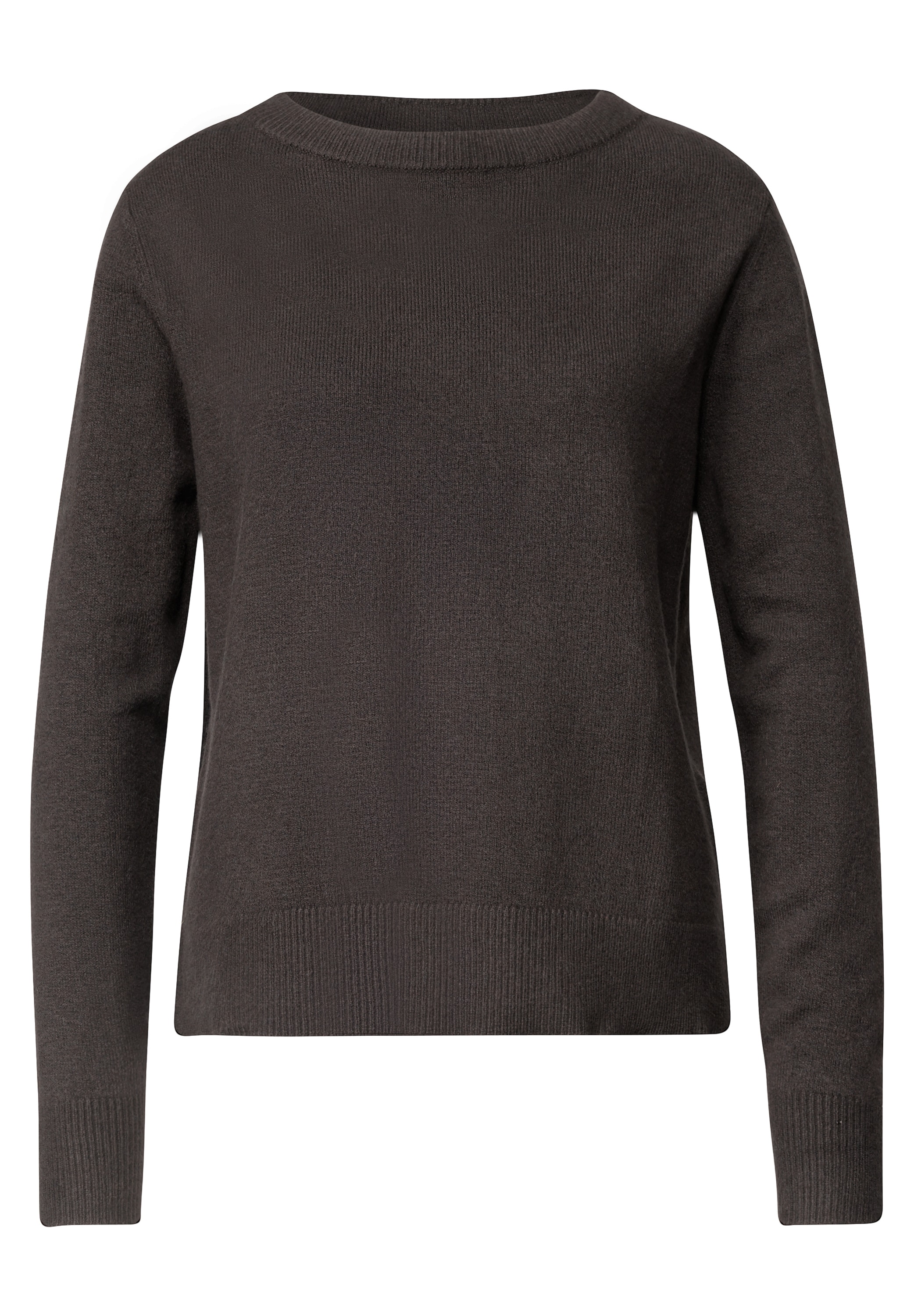 STREET ONE Strickpullover mit Boat Neck / U-Boot-Ausschnitt