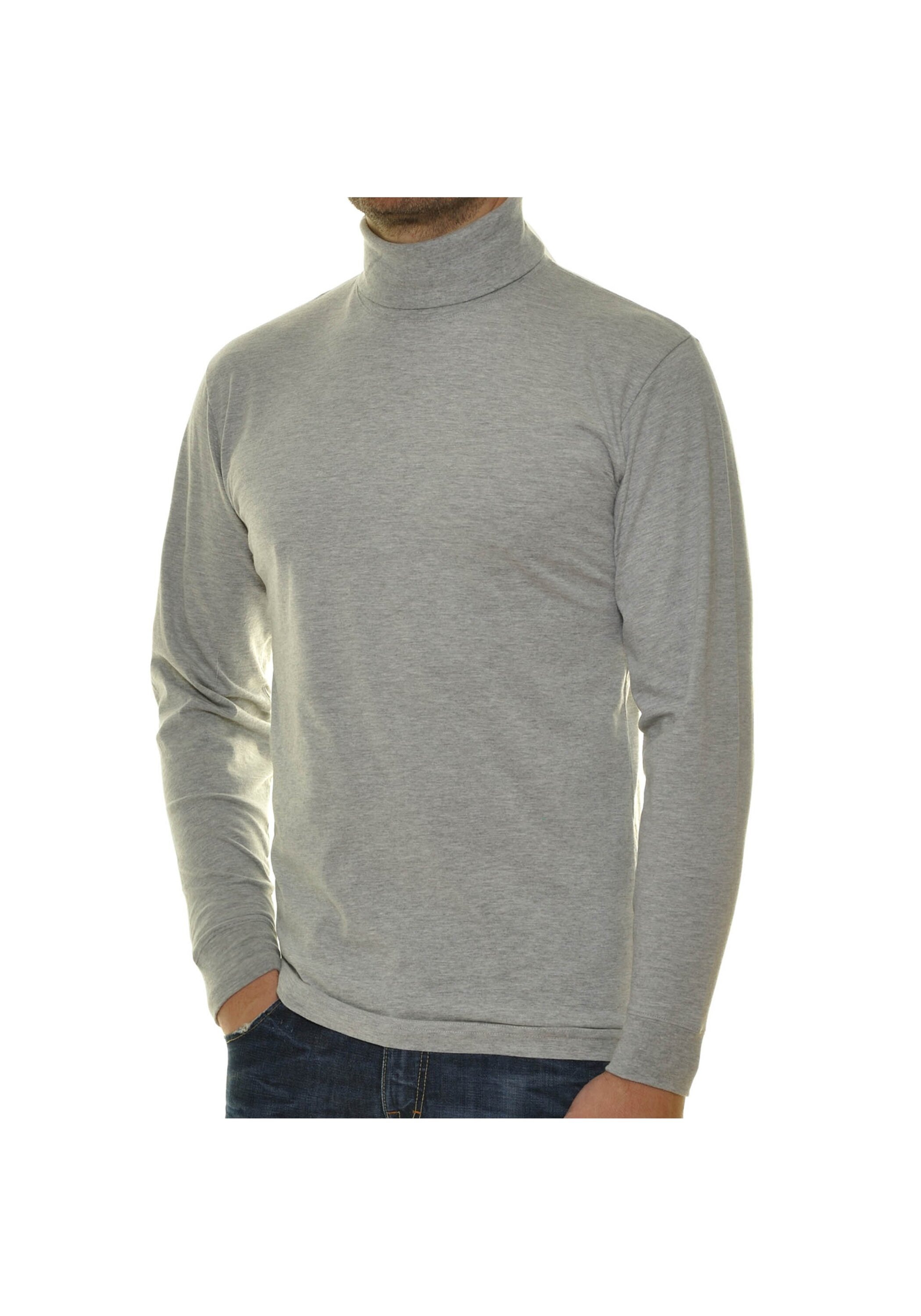 RAGMAN Sweatshirt »Longsleeve Langarm Basic Rollkragen Regular Fit«