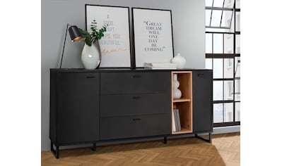 Homexperts Vitrine »Choice«, designorientiertes Sideboard mit Glastüren  OTTO Online Shop