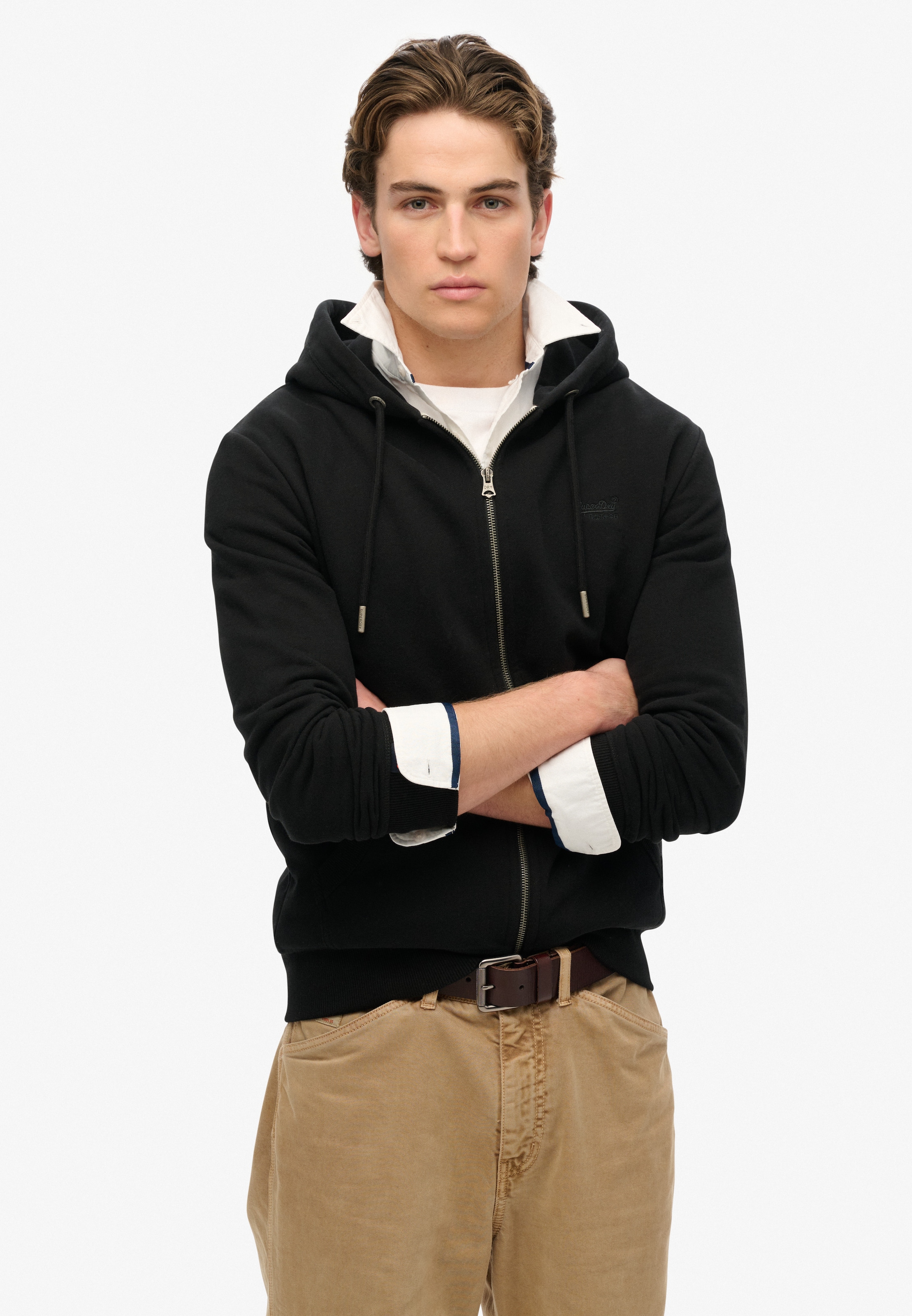 Superdry Kapuzensweatjacke »ESSENTIAL LOGO ZIP HOODIE HB«