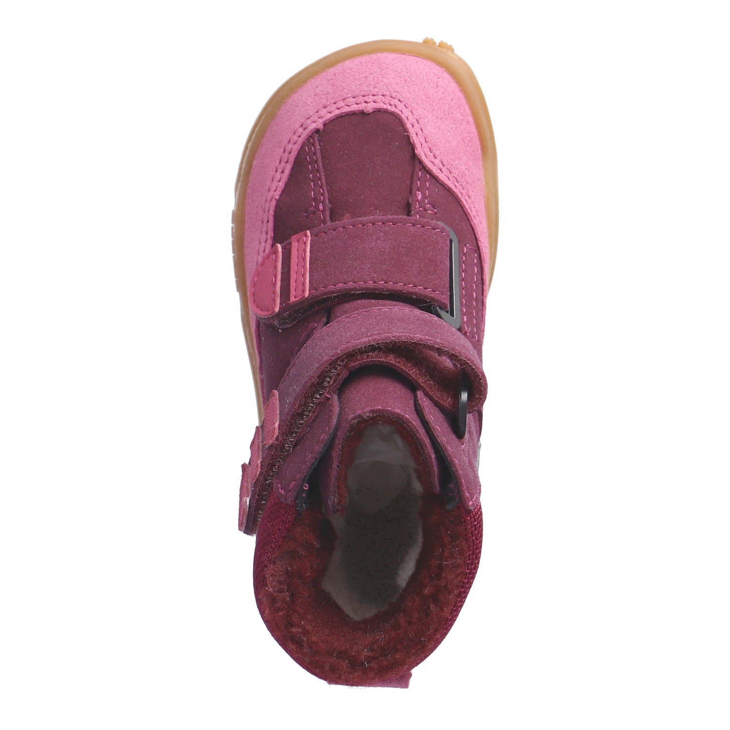 qnuffs Barfußschuh »TANNE«  Klettboots, Winterboots mit praktischem Namensschild an der Ferse