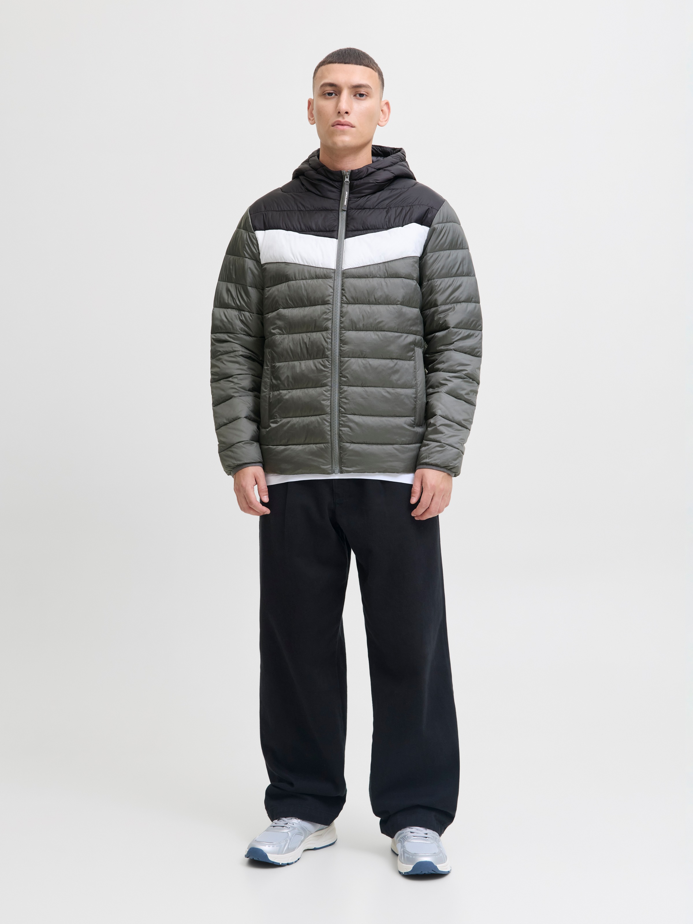 Jack & Jones Steppjacke »JJWEST LIGHT PUFFER HOOD« mit Kapuze
