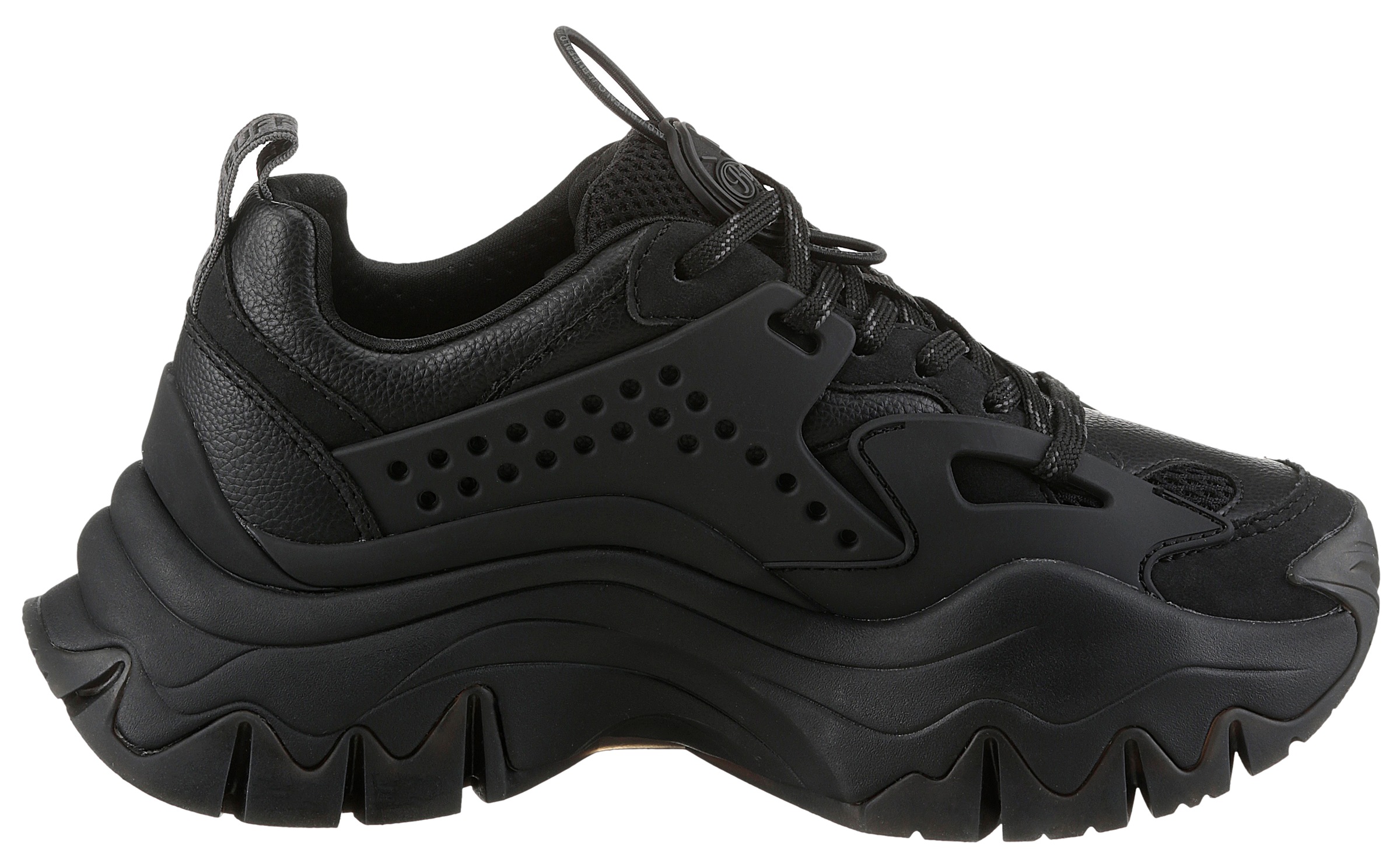 Buffalo Plateausneaker »TRAIL ONE«, Schnürschuh, Chunky Sneaker, Halbschuh mit Plateausohle