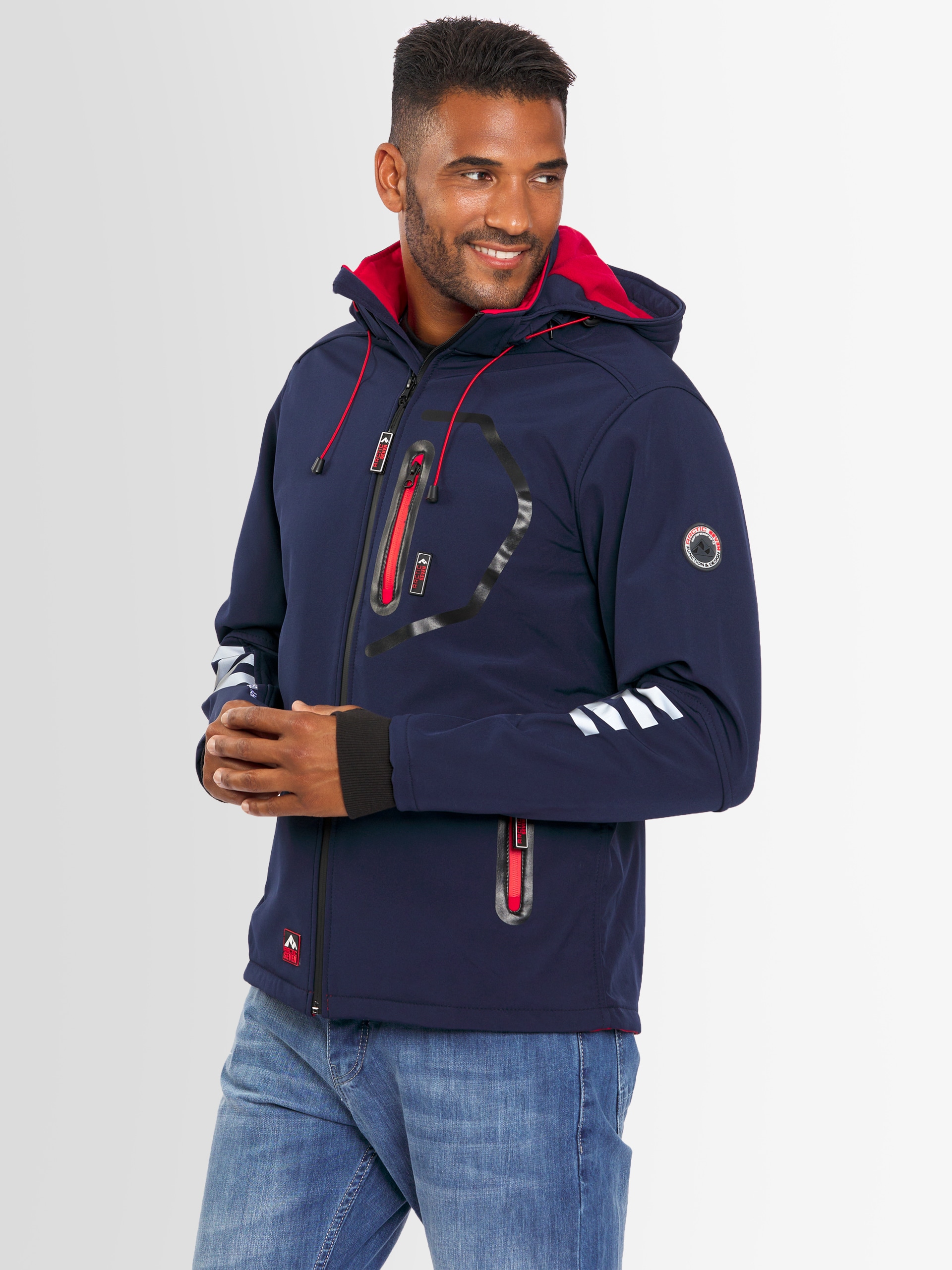 Arctic Seven Softshelljacke »Arctic Seven Herren Softshell Jacke Übergangsjacke AS301«