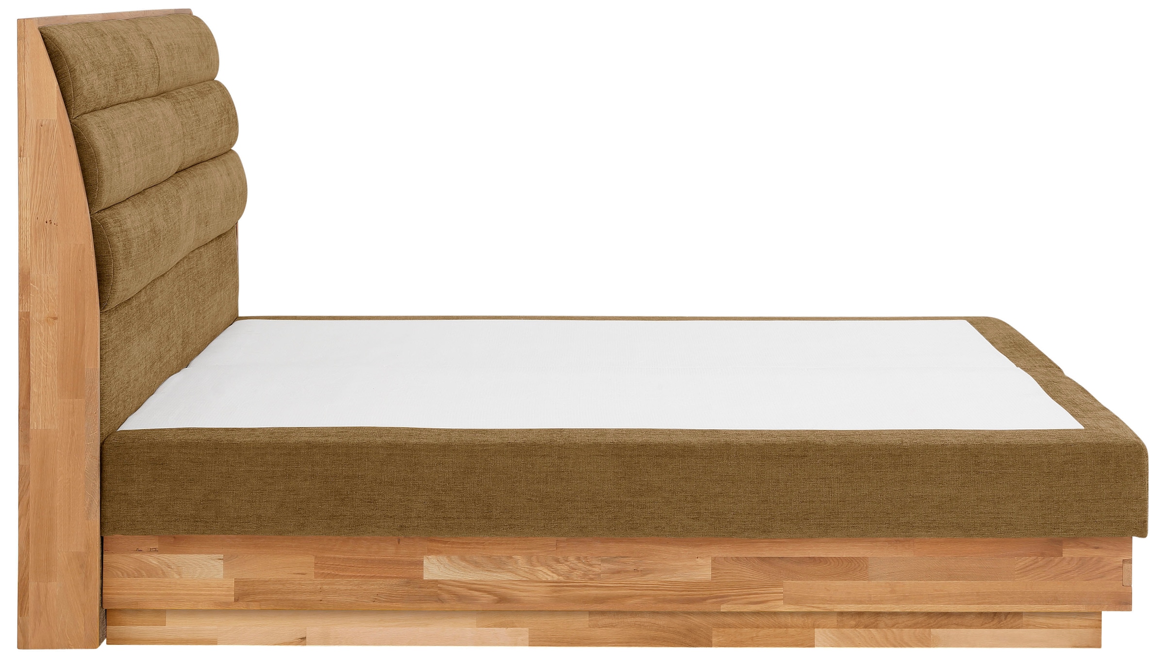 OTTO home Boxspringbett »Jenna« ohne LED-Beleuchtung, mit zertifizierten, recycelten Bezugsstoffen