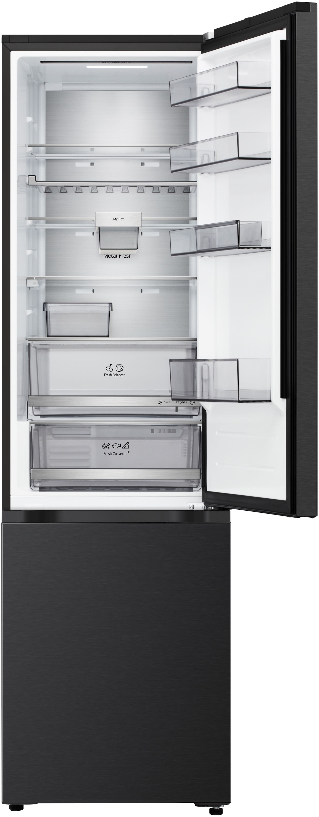 LG Kühl-/Gefrierkombination Serie 7 »GBBS726BEV« 203 cm hoch 59,7 cm breit Vollintegrierbarer Kühlschrank dank frontaler Luftzufuhr und Abluft