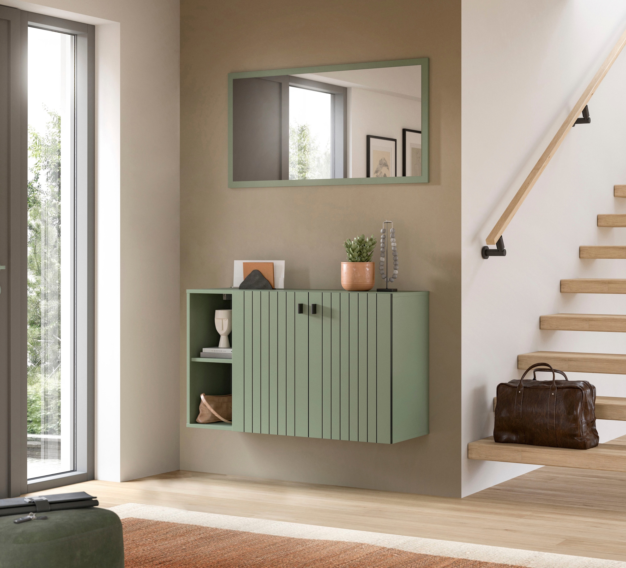 INOSIGN Spiegel »TATIO,106x55x2 cm, große Spiegelfläche« Garderobenspiegel, Flurspiegel