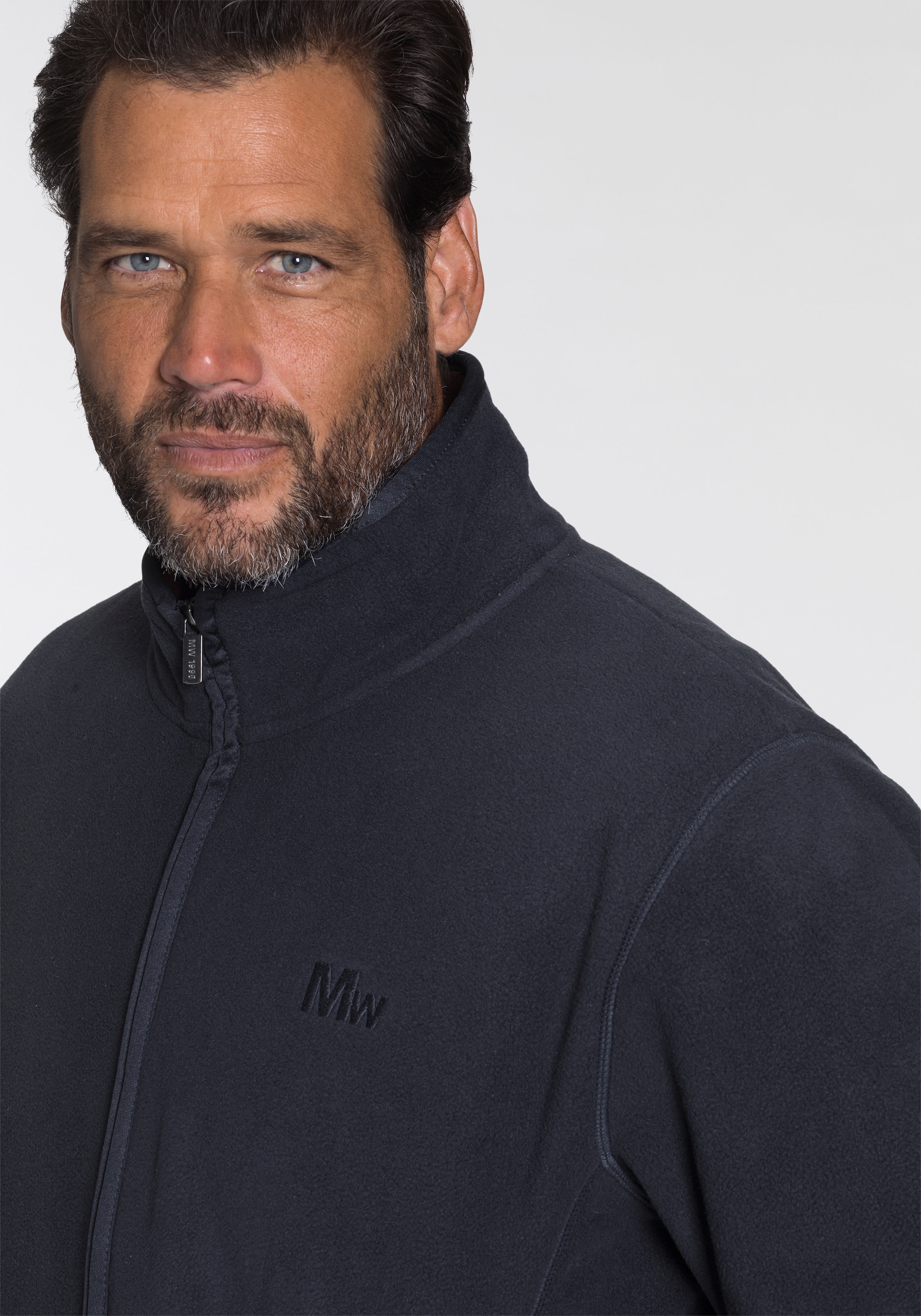 Man's World Fleecejacke, für die Übergangszeit, aus Fleece, casual Look, schnelltrocknend