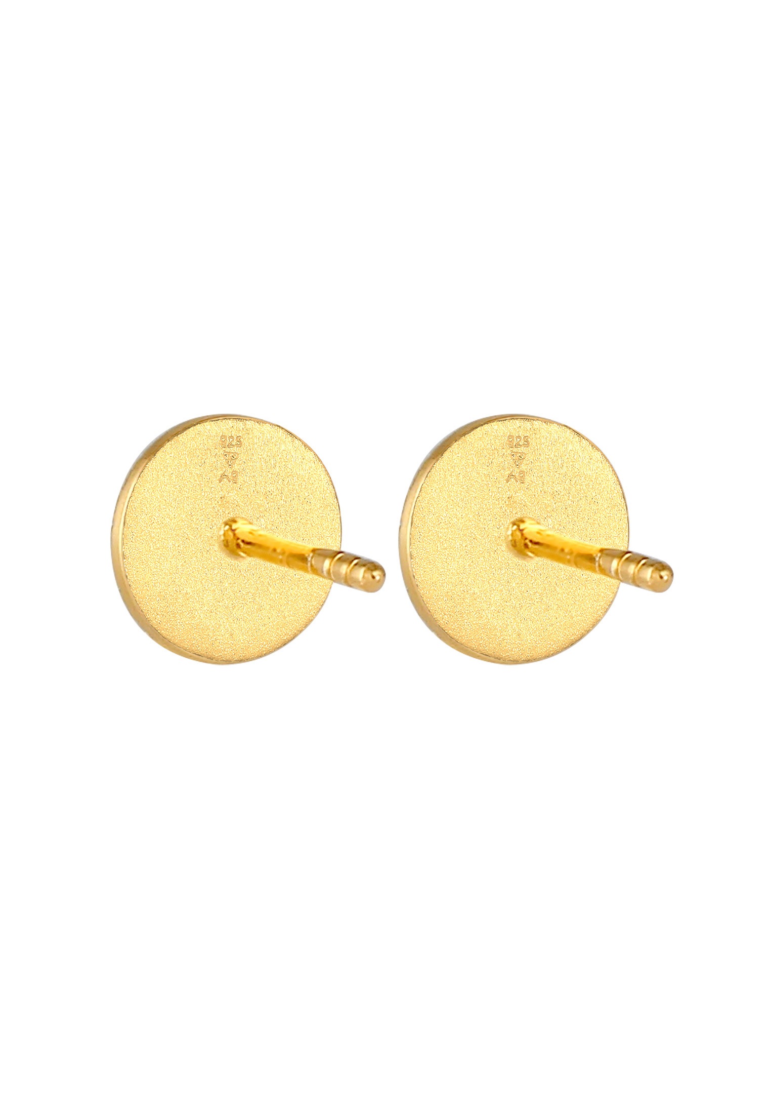 Elli Paar Ohrstecker »Ohrringe Stecker Rund Coin Antik 925er Silber«