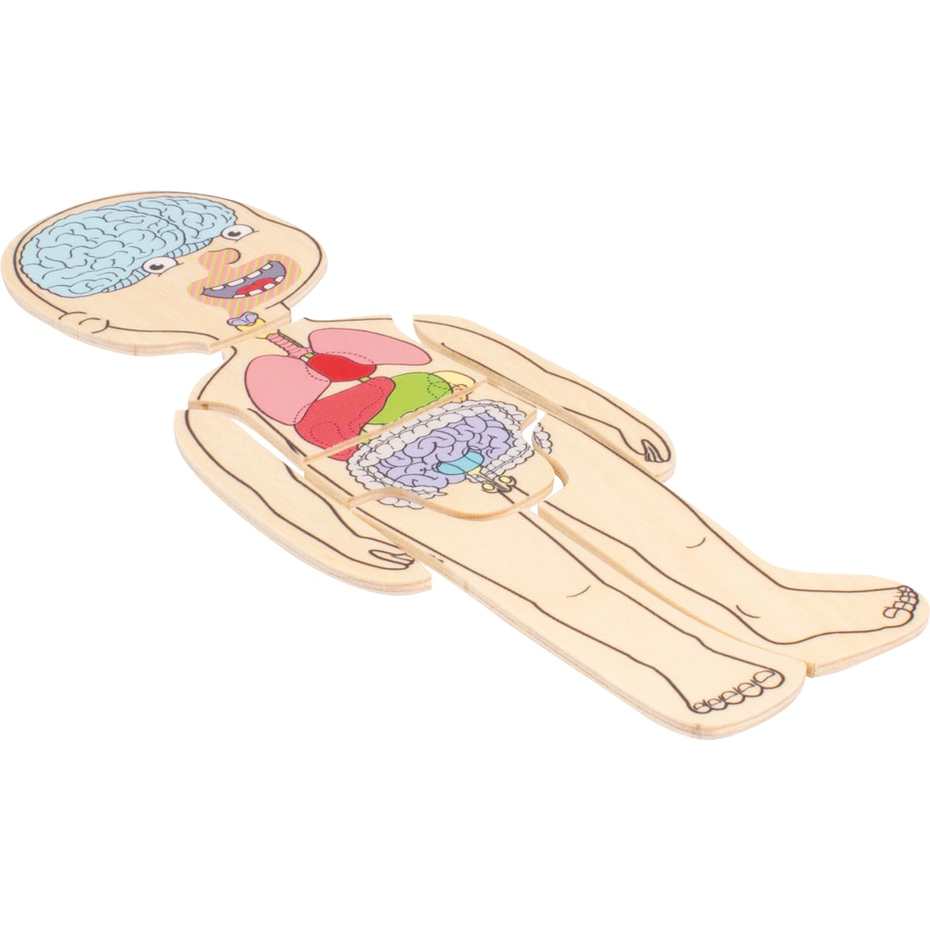 beleduc Konturenpuzzle »Körper Lagen Puzzle - Junge«, (29 tlg.)