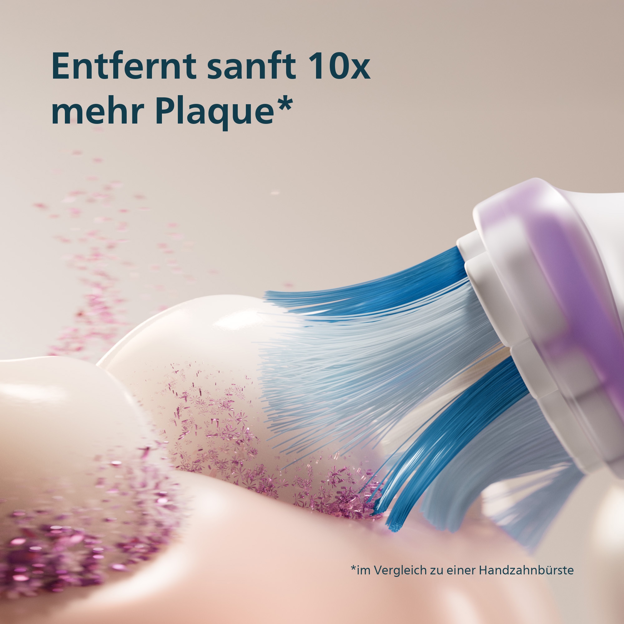 Philips Sonicare Elektrische Zahnbürste »Series 7100 HX7421/01« 1 Stk. Aufsteckbürsten mit visueller Andruckkontrolle, 7 Putzeinstellungen, inkl. Reiseetui
