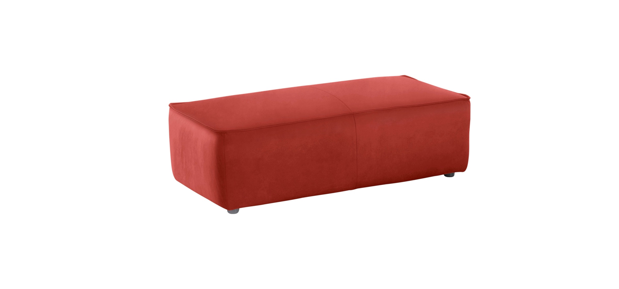 W.SCHILLIG Hocker »around-the-block«, mit eleganter Biese, mit Federkern