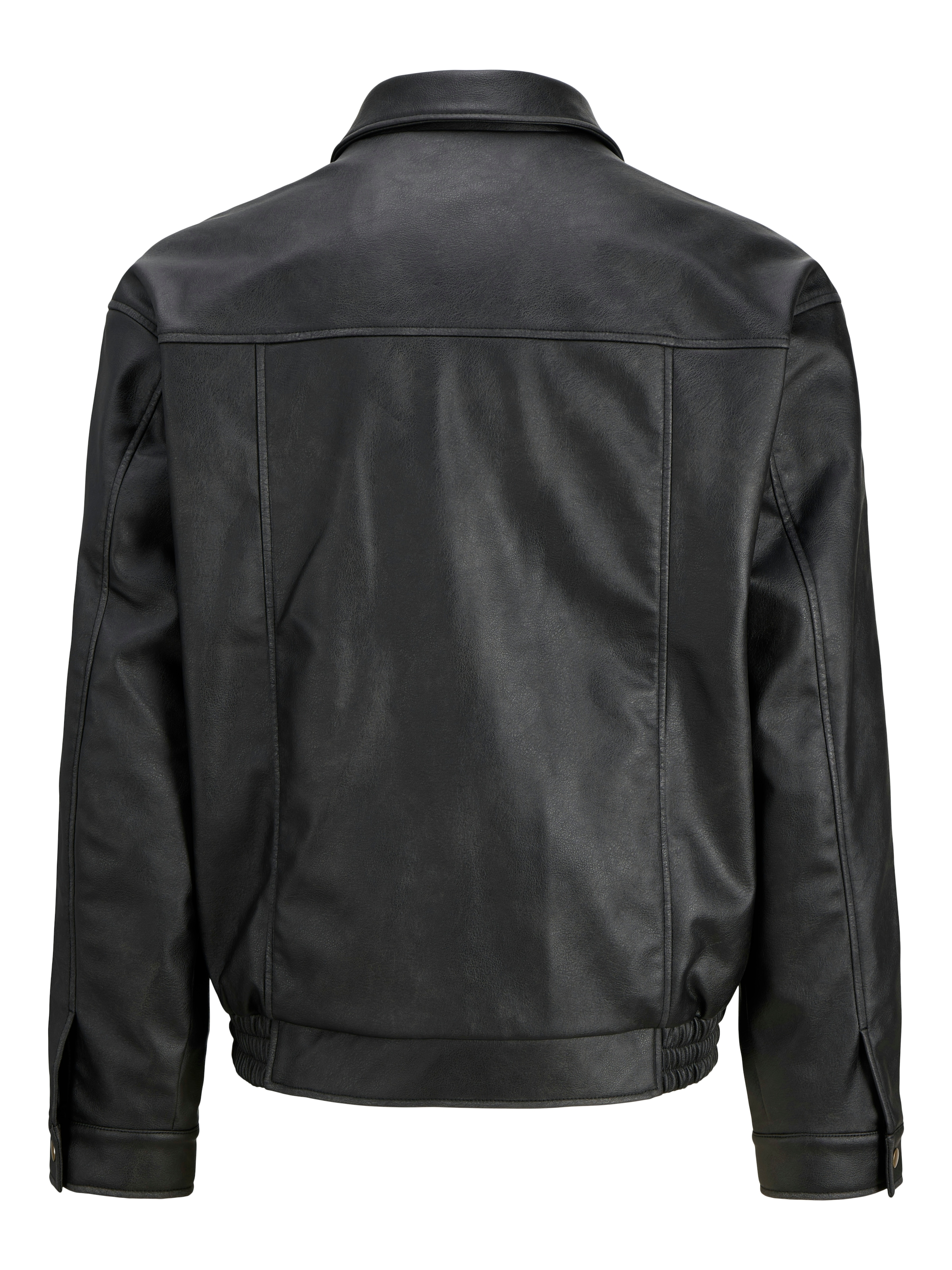 Jack & Jones Lederimitatjacke »JJMARLON PU JACKET« Kunstfaser, regular fit