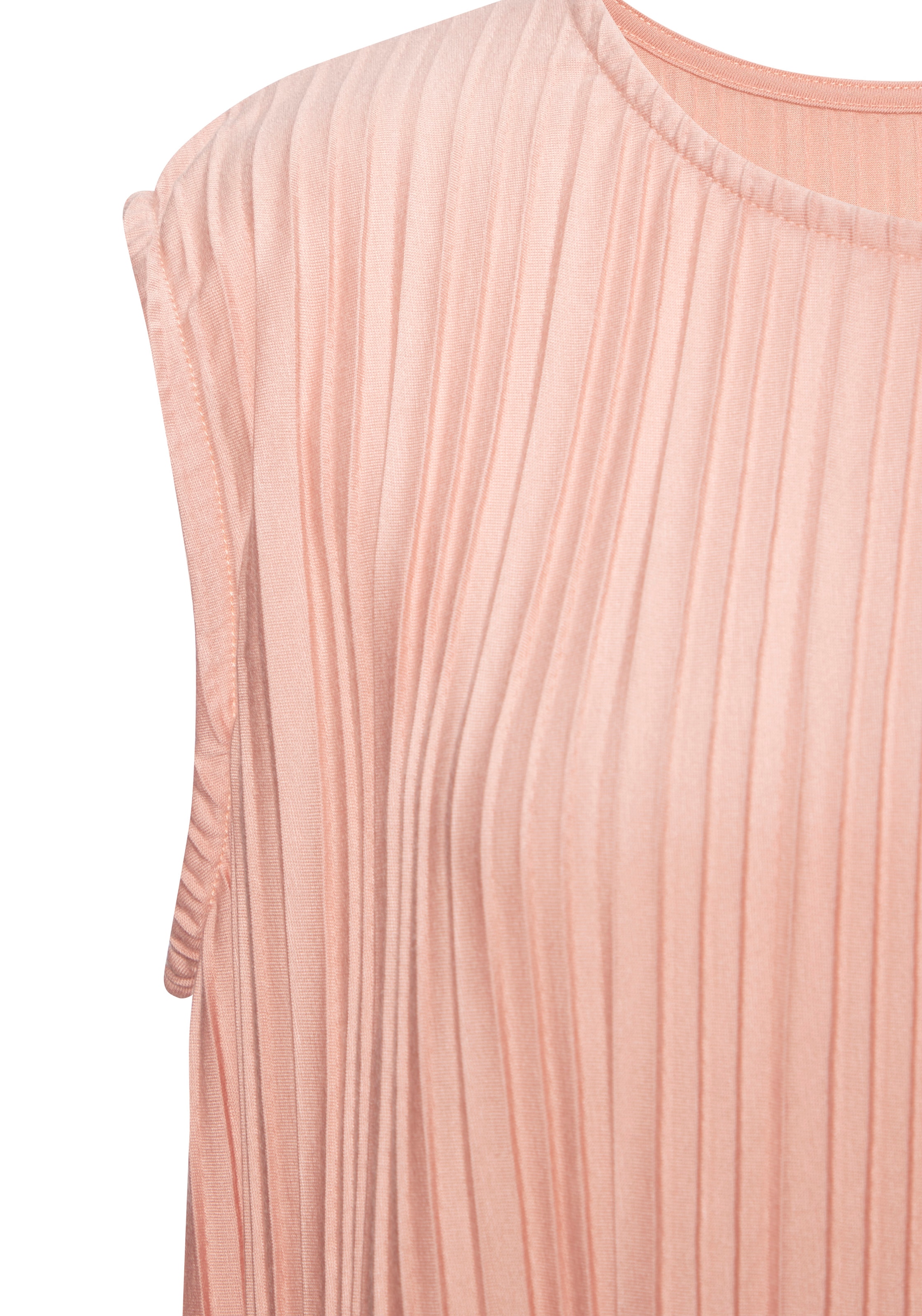 LASCANA Pliseetop aus angenehmer Viskose-Mischqualität